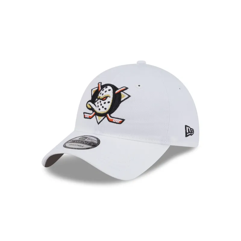 Anaheim Ducks White 9TWENTY Adjustable Hat sold by New Era