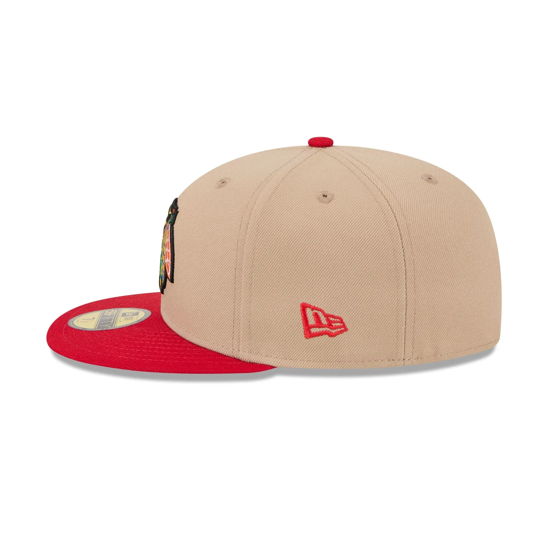 Chicago Blackhawks Camel 59FIFTY Fitted Hat sold by New Era product image thumbnail 4