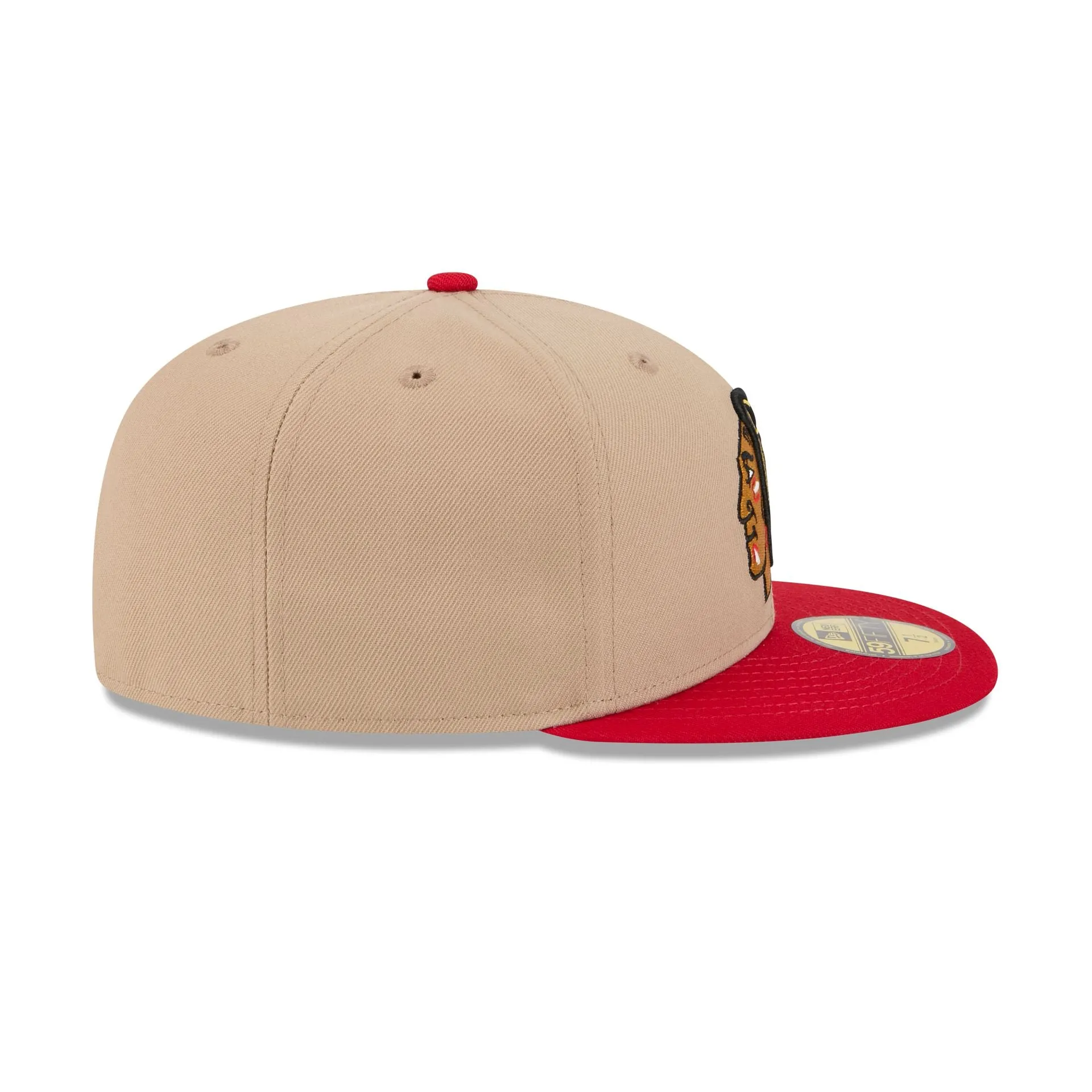 Chicago Blackhawks Camel 59FIFTY Fitted Hat sold by New Era product image thumbnail 5