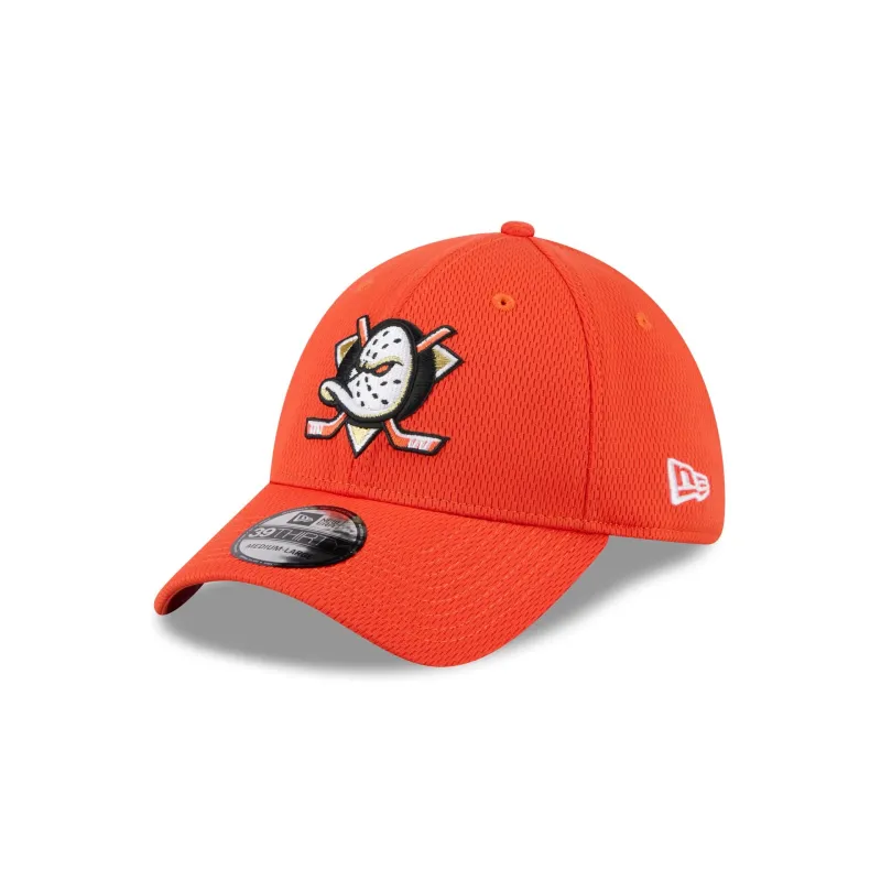 Anaheim Ducks Orange 39THIRTY Stretch Fit Hat sold by New Era