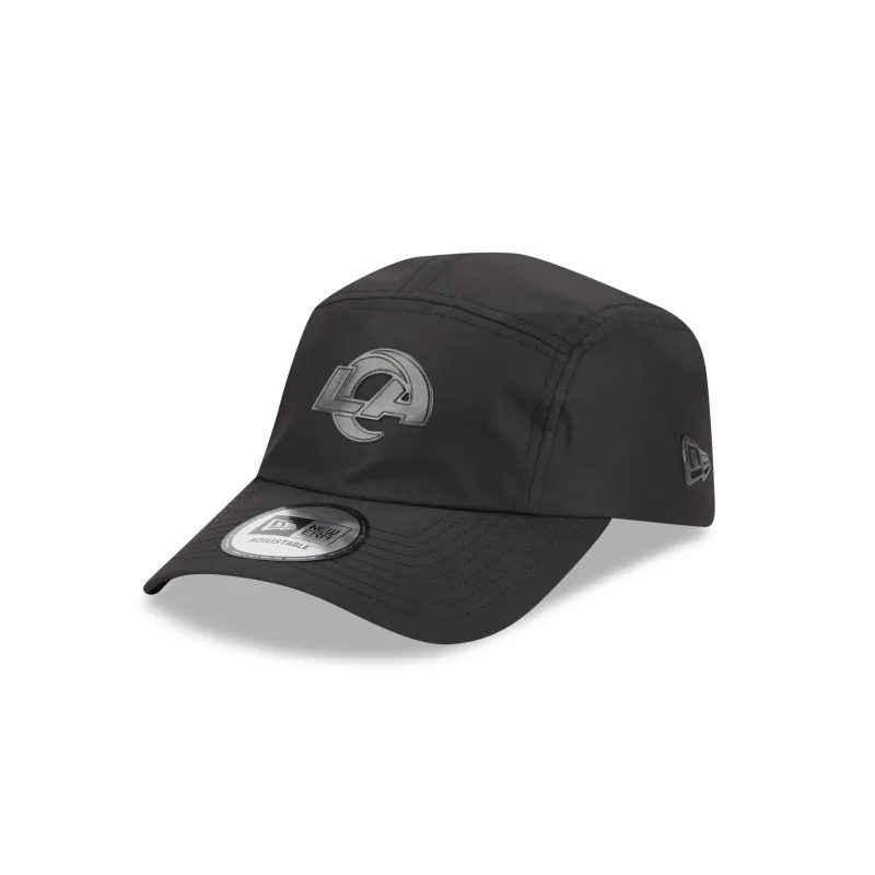 Alpha Industries x Los Angeles Rams Black Runner Adjustable Hat sold by New Era