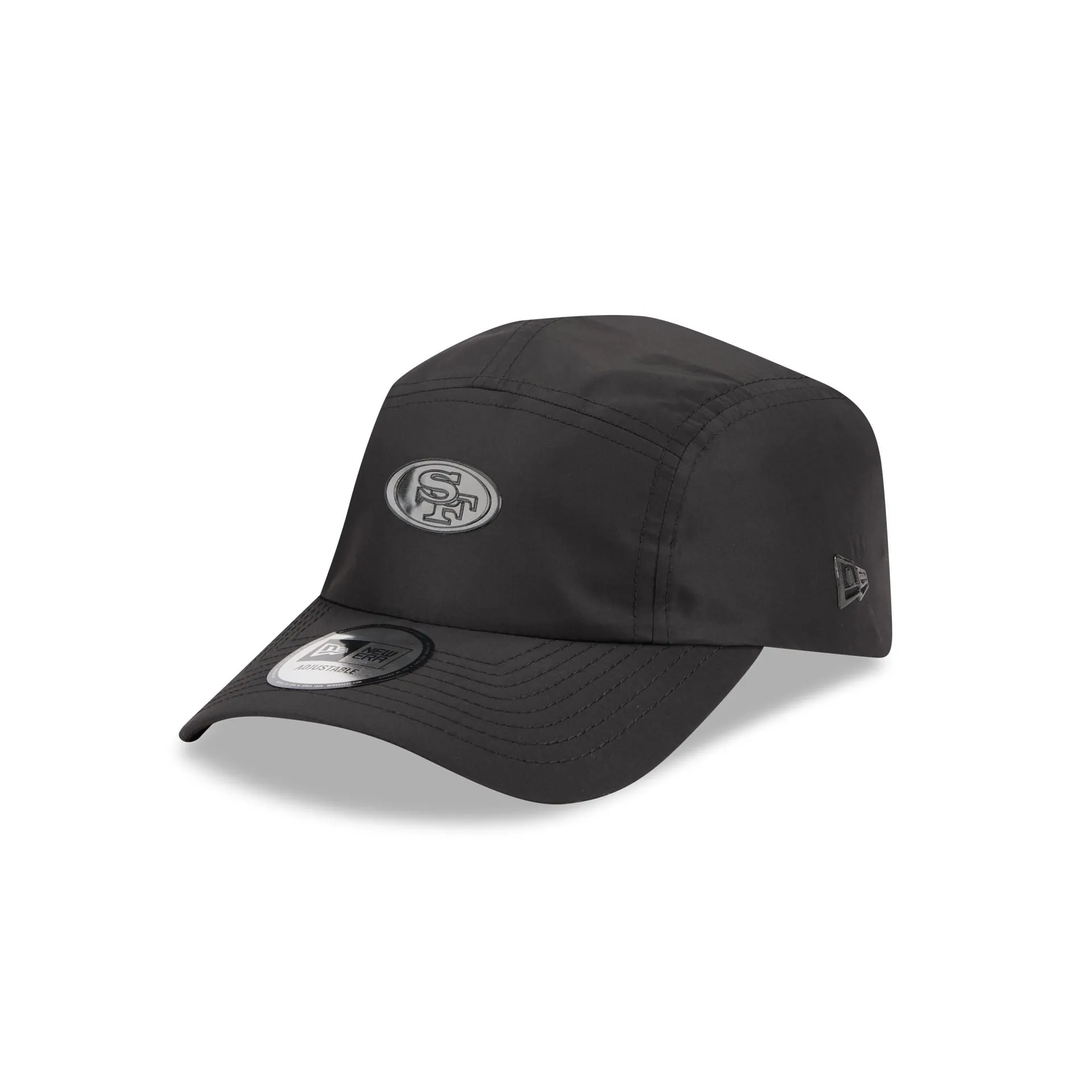 Alpha Industries x San Francisco 49ers Black Runner Adjustable Hat sold by New Era