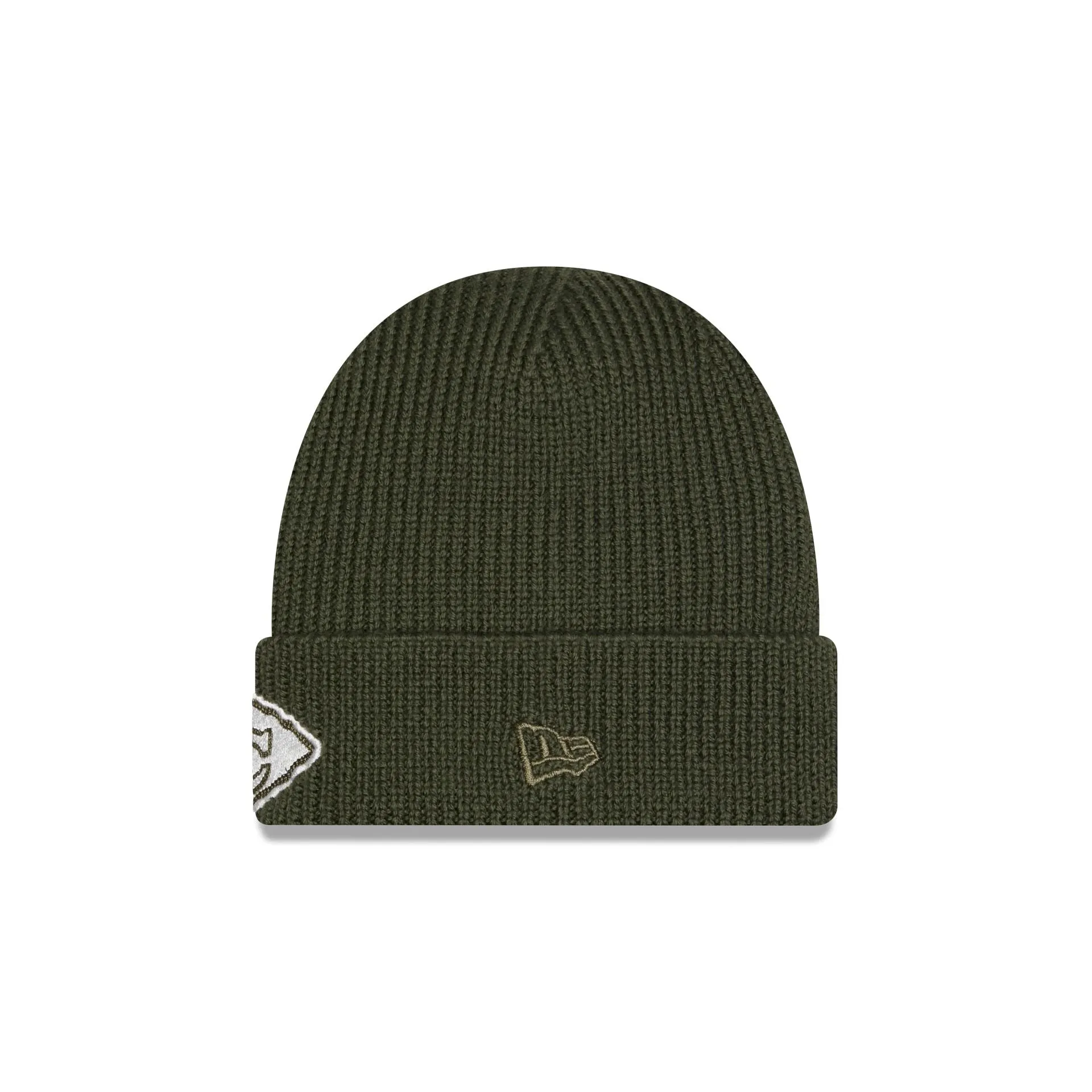 Alpha Industries x Kansas City Chiefs Olive Green Cuff Knit Hat sold by New Era product image thumbnail 2