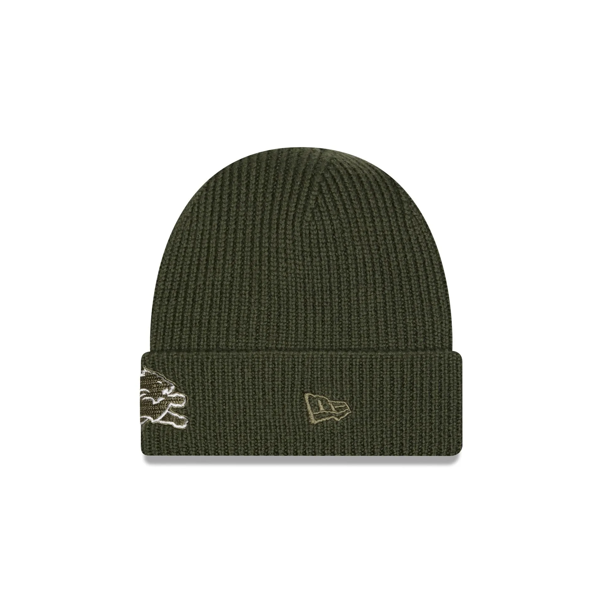 Alpha Industries x Detroit Lions Olive Green Cuff Knit Hat sold by New Era product image thumbnail 2