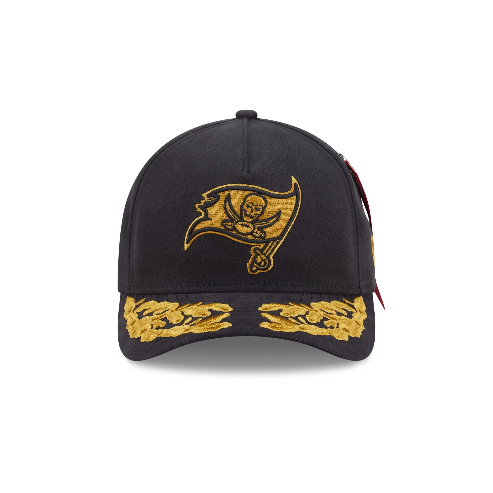 Alpha Industries x Tampa Bay Buccaneers Black 9FORTY M-Crown A-Frame Snapback Hat sold by New Era product image thumbnail 2