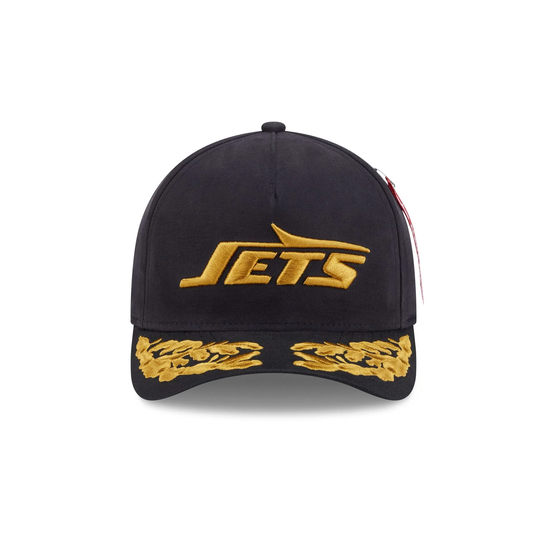 Alpha Industries x New York Jets Black 9FORTY M-Crown A-Frame Snapback Hat sold by New Era product image thumbnail 2
