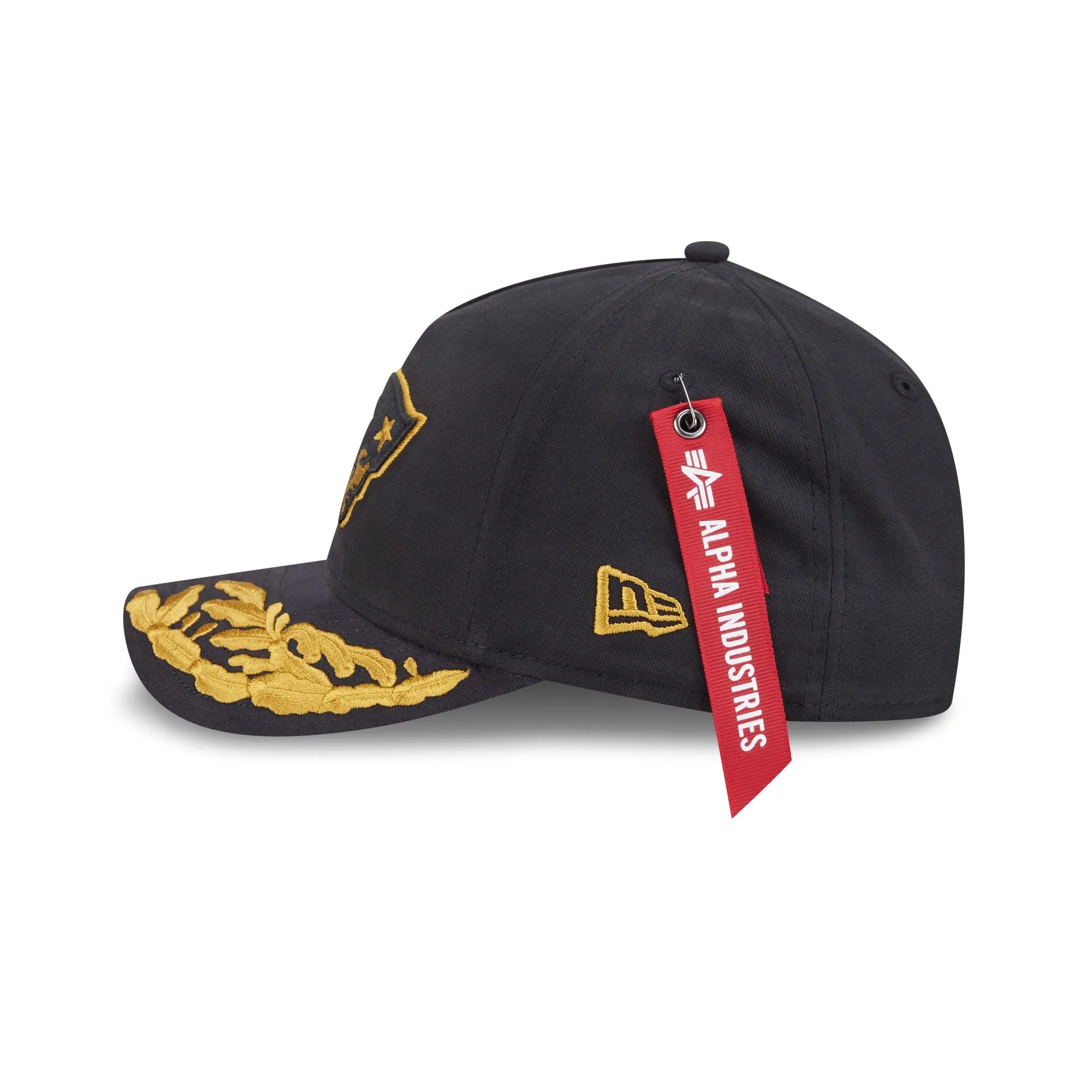 Alpha Industries x New England Patriots Black 9FORTY M-Crown A-Frame Snapback Hat sold by New Era product image thumbnail 4