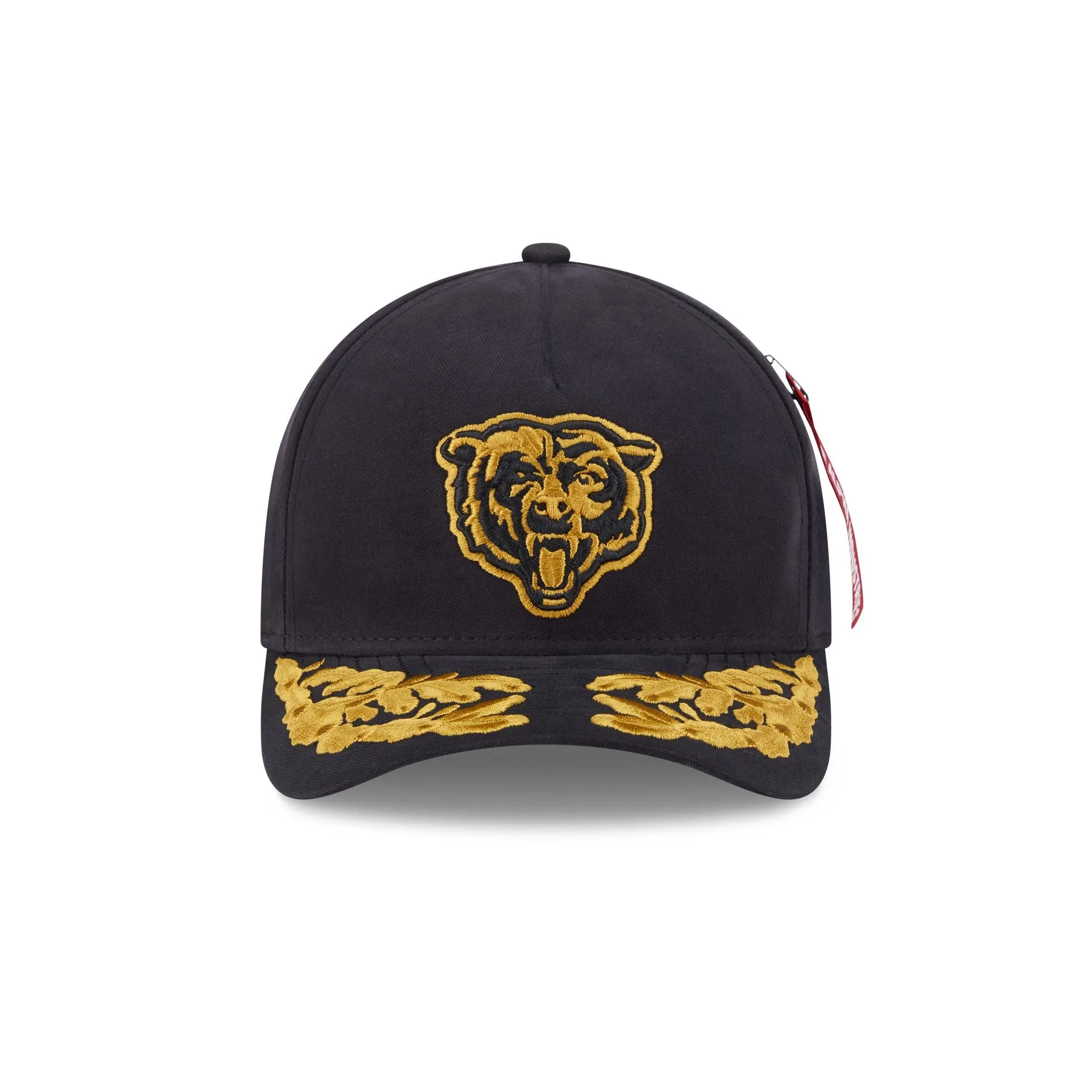 Alpha Industries x Chicago Bears Black 9FORTY M-Crown A-Frame Snapback Hat sold by New Era product image thumbnail 2