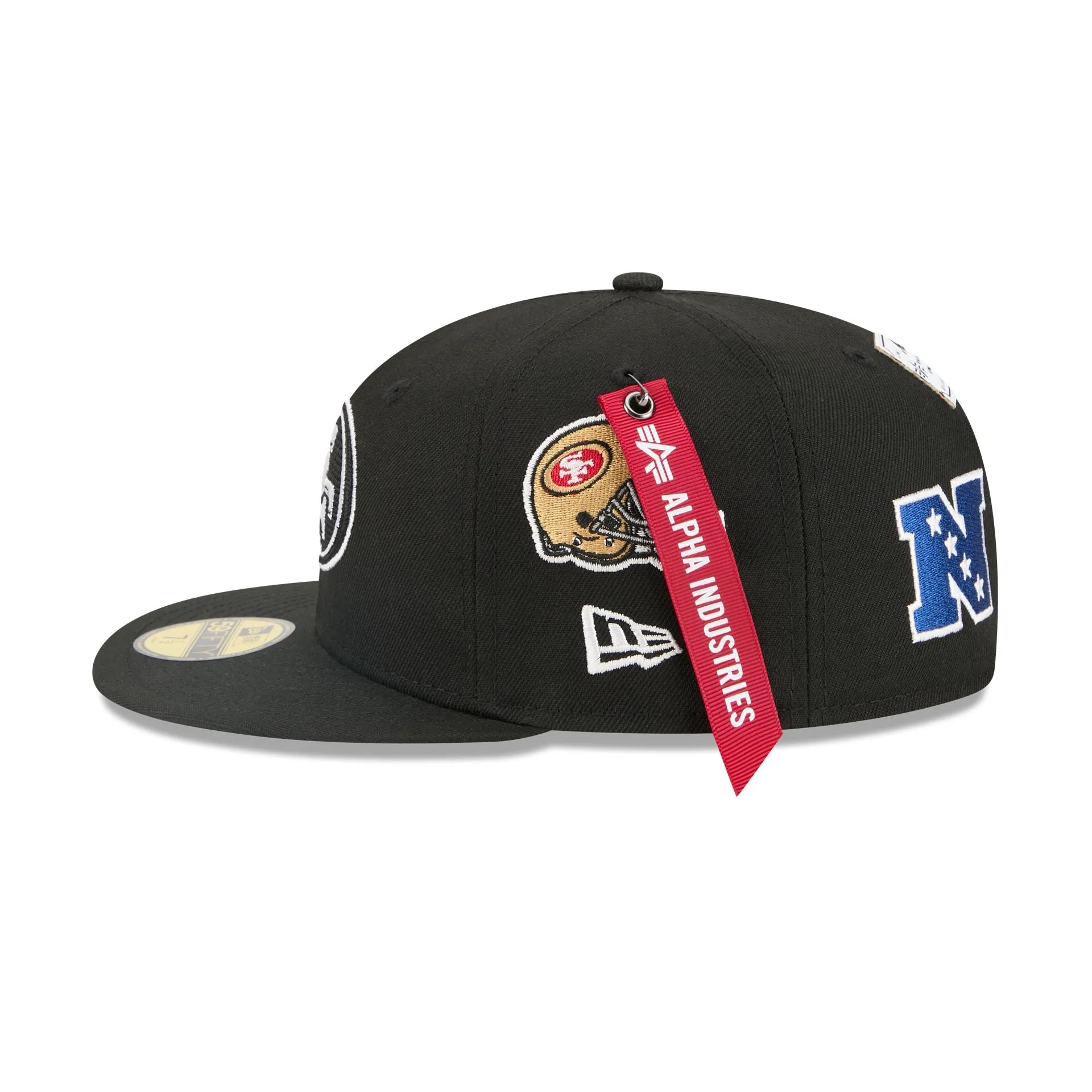 Alpha Industries x San Francisco 49ers Black 59FIFTY Fitted Hat sold by New Era product image thumbnail 4
