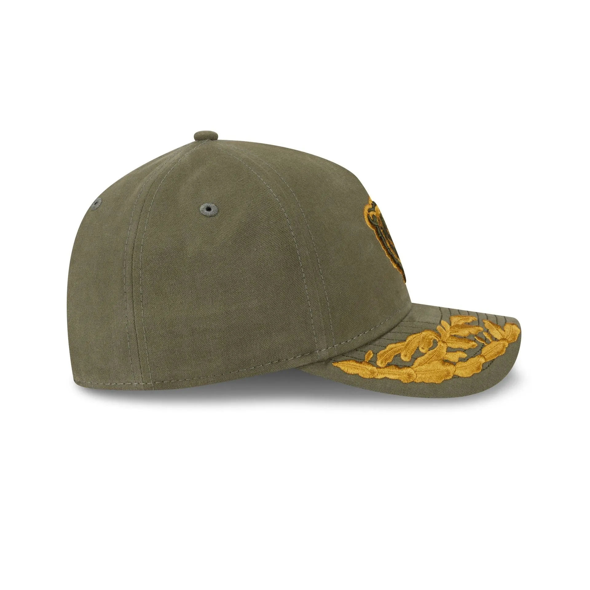Alpha Industries x Chicago Bears Olive Green 9FORTY M-Crown A-Frame Snapback Hat sold by New Era product image thumbnail 5