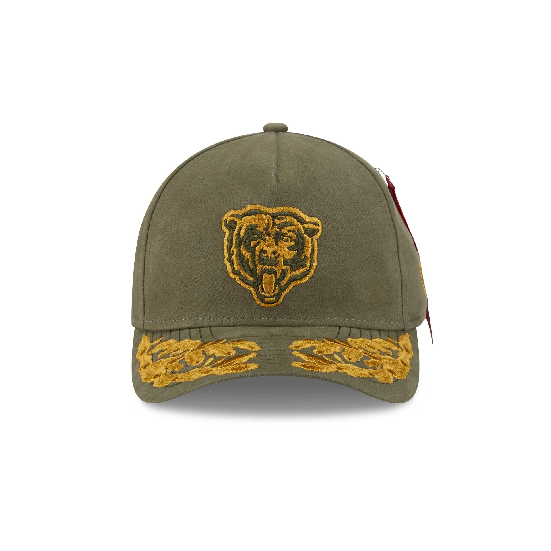 Alpha Industries x Chicago Bears Olive Green 9FORTY M-Crown A-Frame Snapback Hat sold by New Era product image thumbnail 2