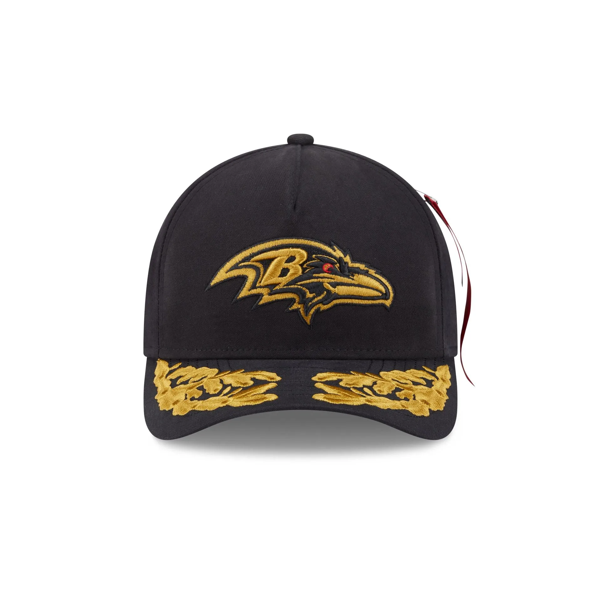 Alpha Industries x Baltimore Ravens Black 9FORTY M-Crown A-Frame Snapback Hat sold by New Era product image thumbnail 2