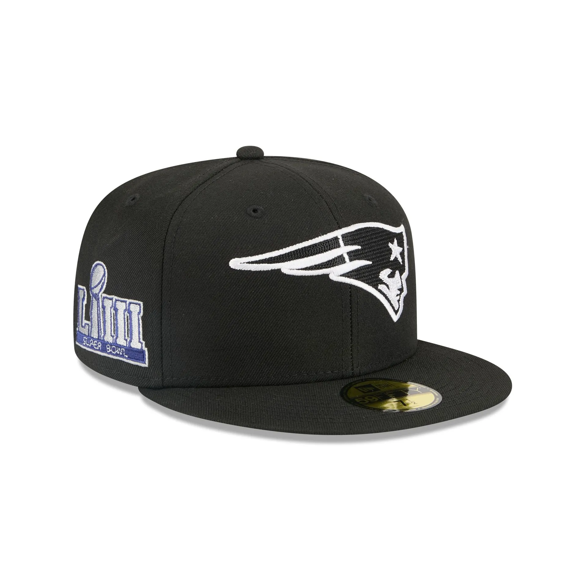 Alpha Industries x New England Patriots Black 59FIFTY Fitted Hat sold by New Era product image thumbnail 3