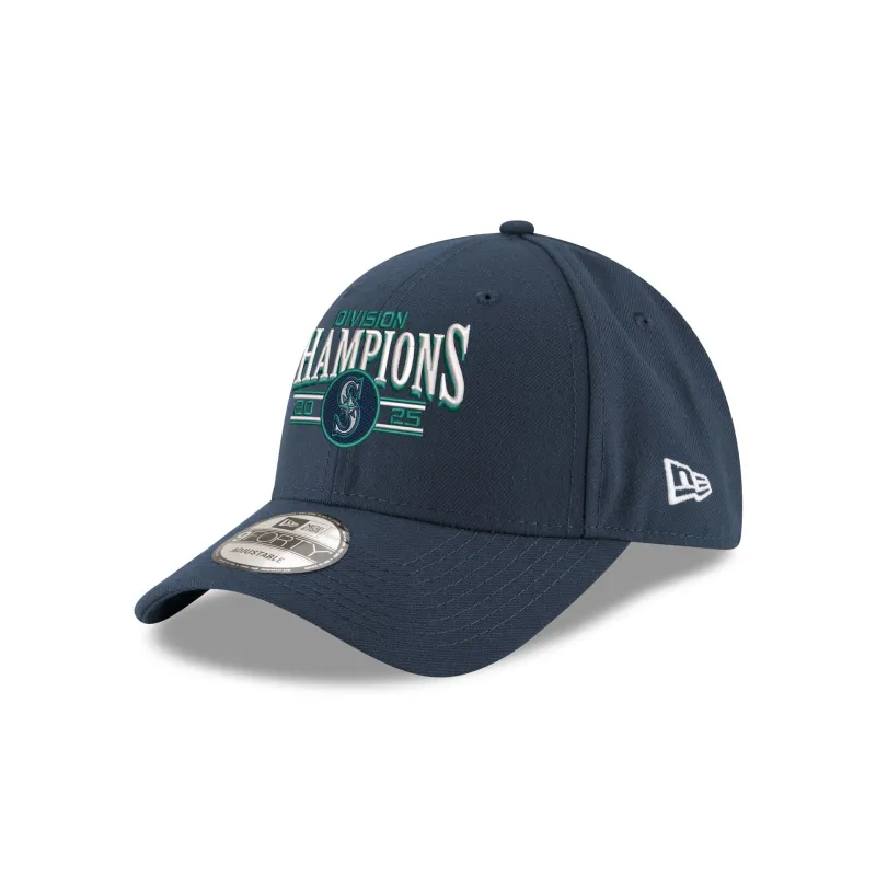 Seattle Mariners 2025 Regular Season Division Champions Replica 9FORTY Adjustable Hat sold by New Era