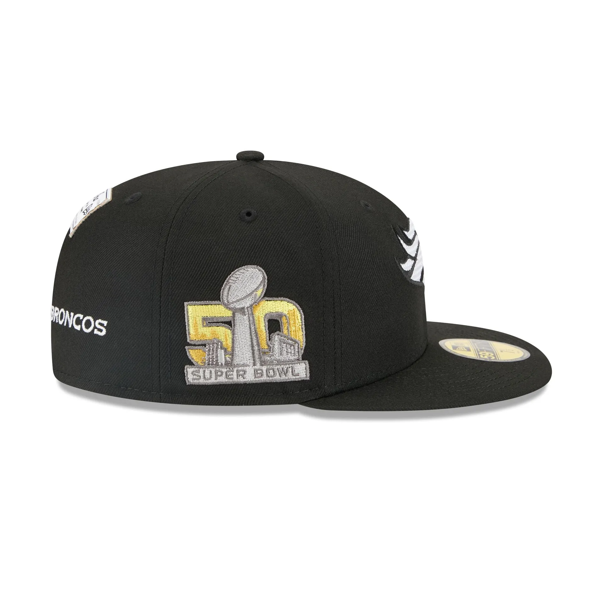 Alpha Industries x Denver Broncos Black 59FIFTY Fitted Hat sold by New Era product image thumbnail 5