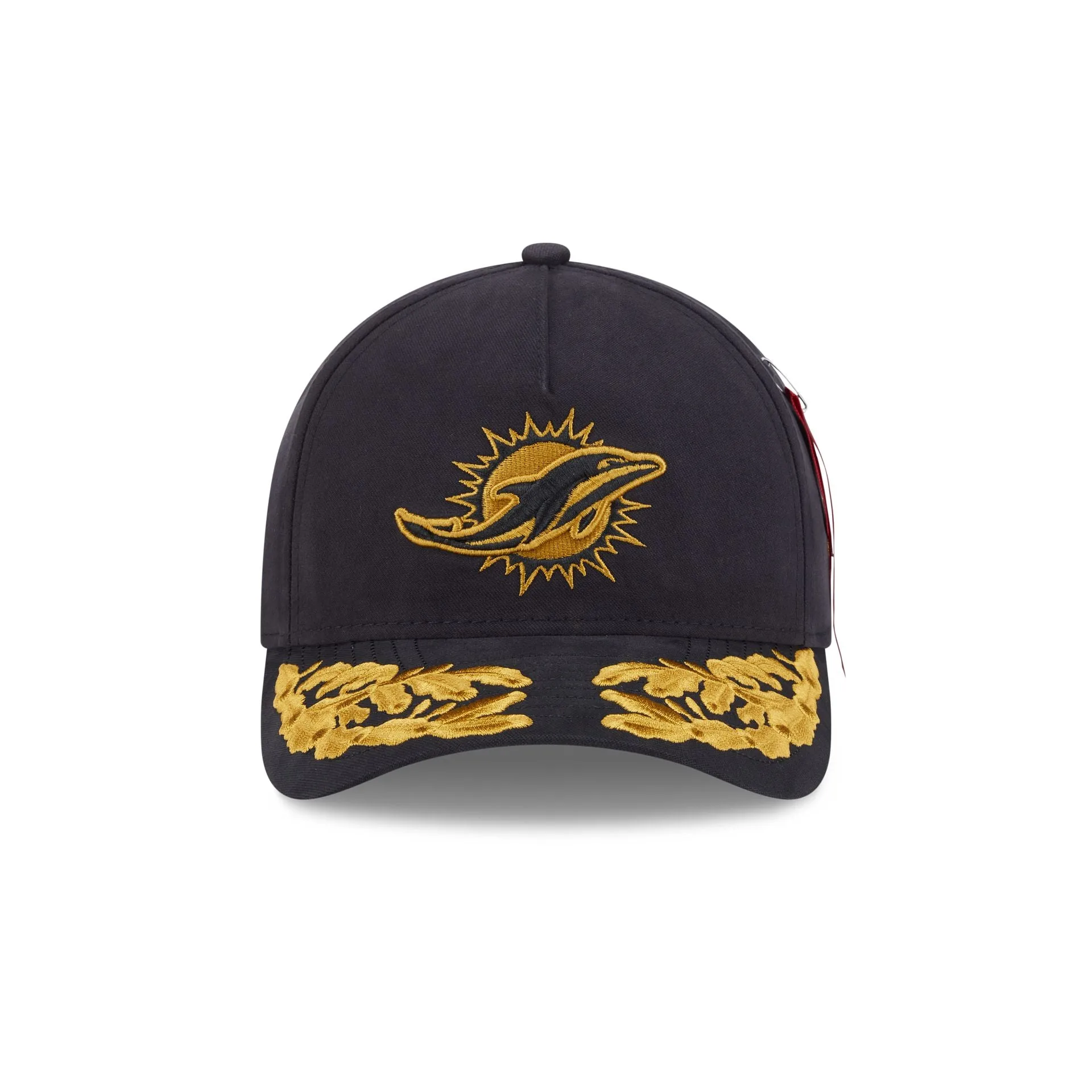 Alpha Industries x Miami Dolphins Black 9FORTY M-Crown A-Frame Snapback Hat sold by New Era product image thumbnail 2