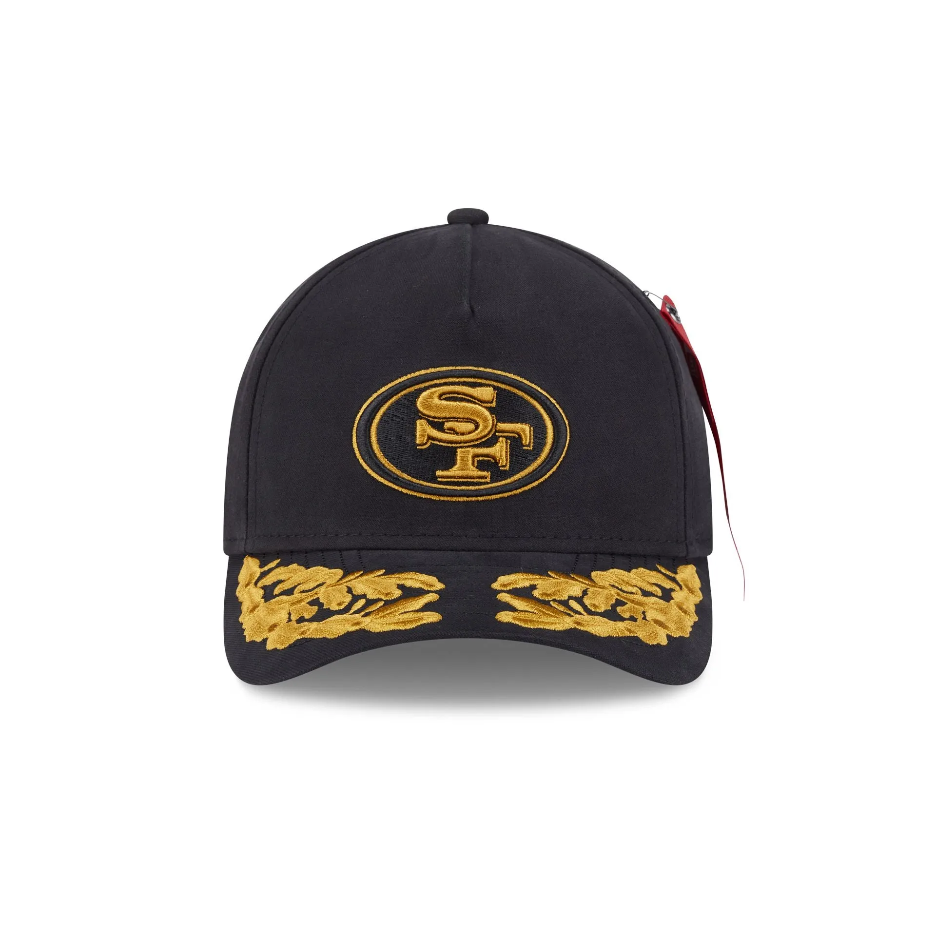 Alpha Industries x San Francisco 49ers Black 9FORTY M-Crown A-Frame Snapback Hat sold by New Era product image thumbnail 2
