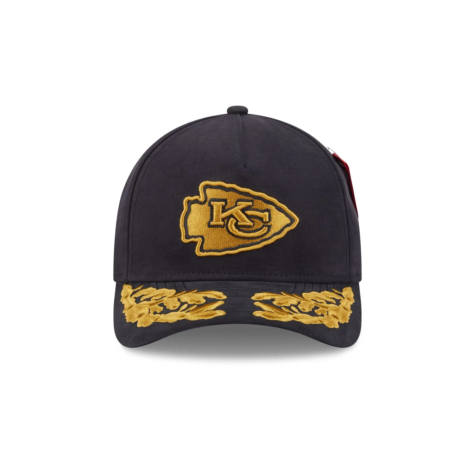 Alpha Industries x Kansas City Chiefs Black 9FORTY M-Crown A-Frame Snapback Hat sold by New Era product image thumbnail 2