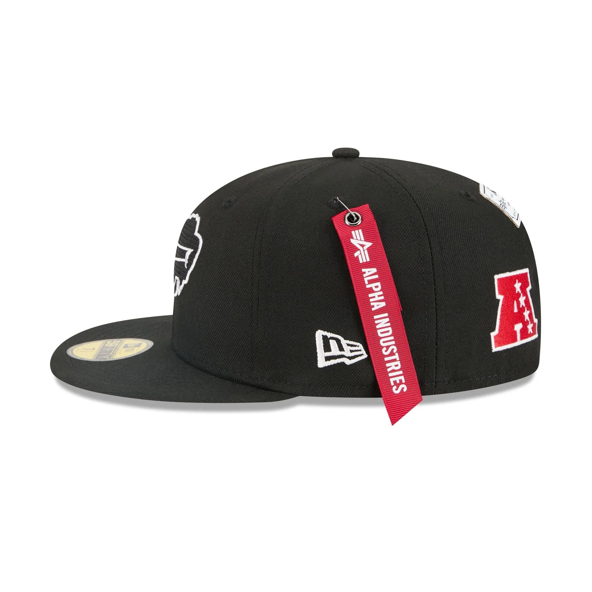 Alpha Industries x Buffalo Bills Black 59FIFTY Fitted Hat sold by New Era product image thumbnail 4