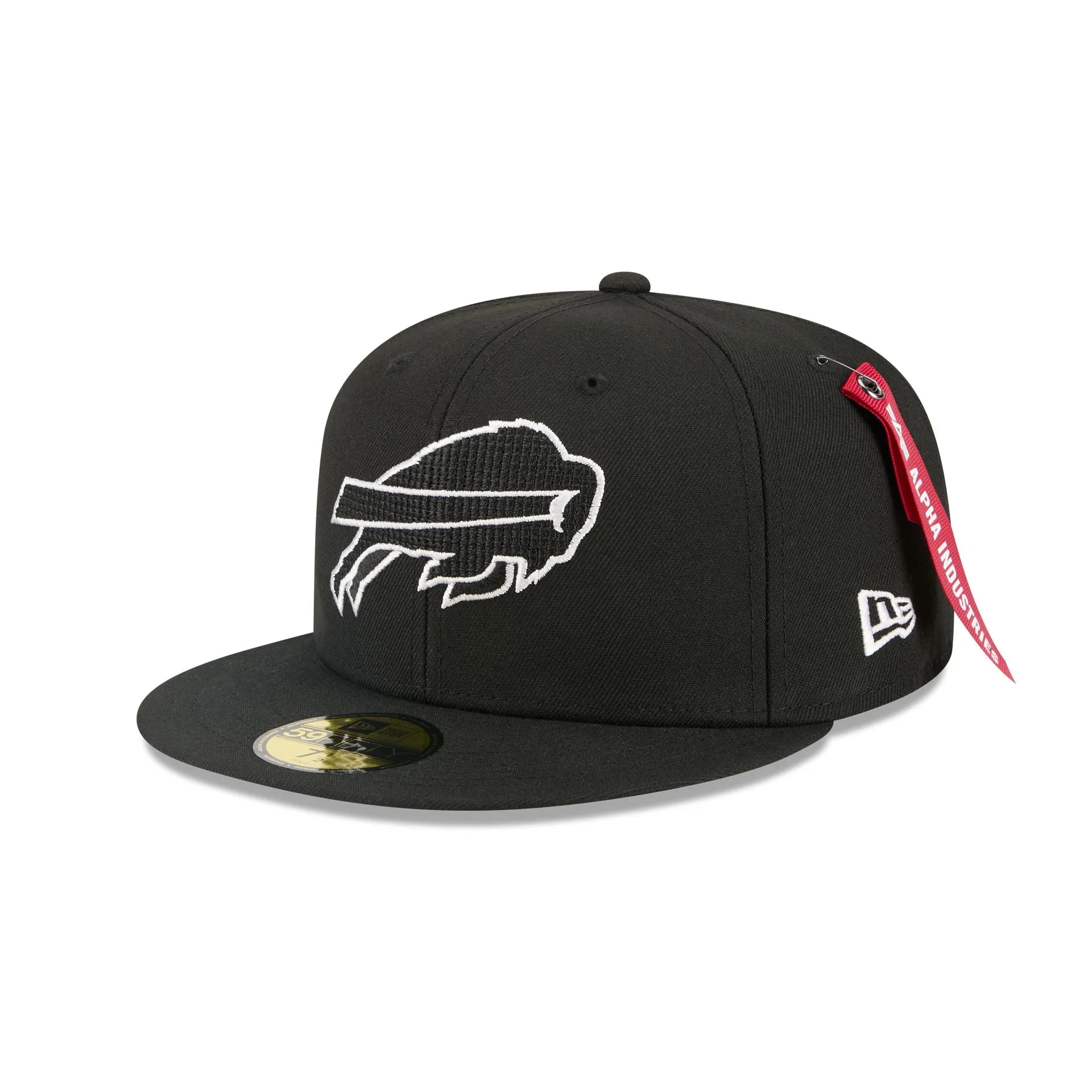Alpha Industries x Buffalo Bills Black 59FIFTY Fitted Hat sold by New Era