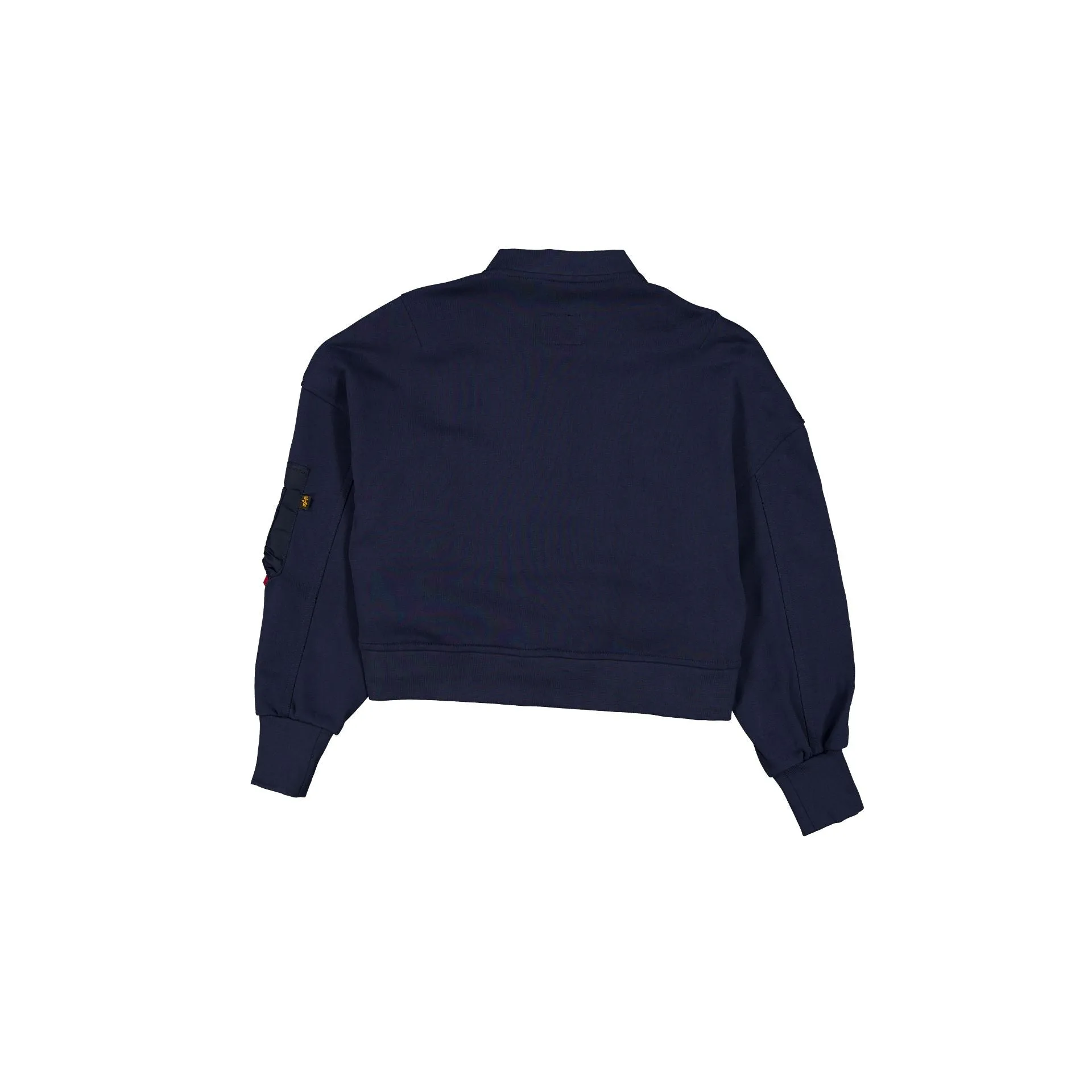 Alpha Industries x Dallas Cowboys Navy Women's Full Zip Cropped Fleece Jacket sold by New Era product image thumbnail 2