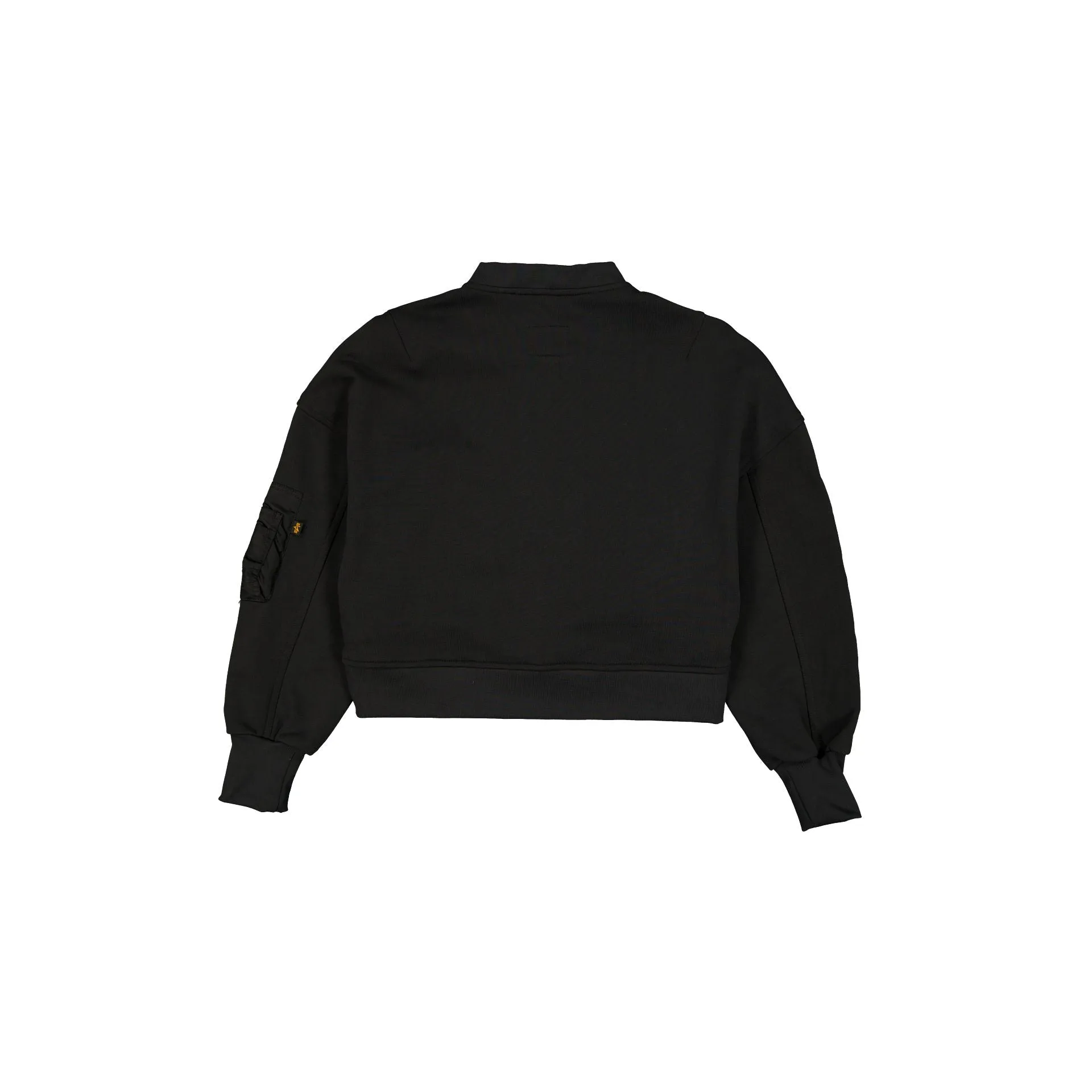 Alpha Industries x Las Vegas Raiders Black Women's Full Zip Cropped Fleece Jacket sold by New Era product image thumbnail 2