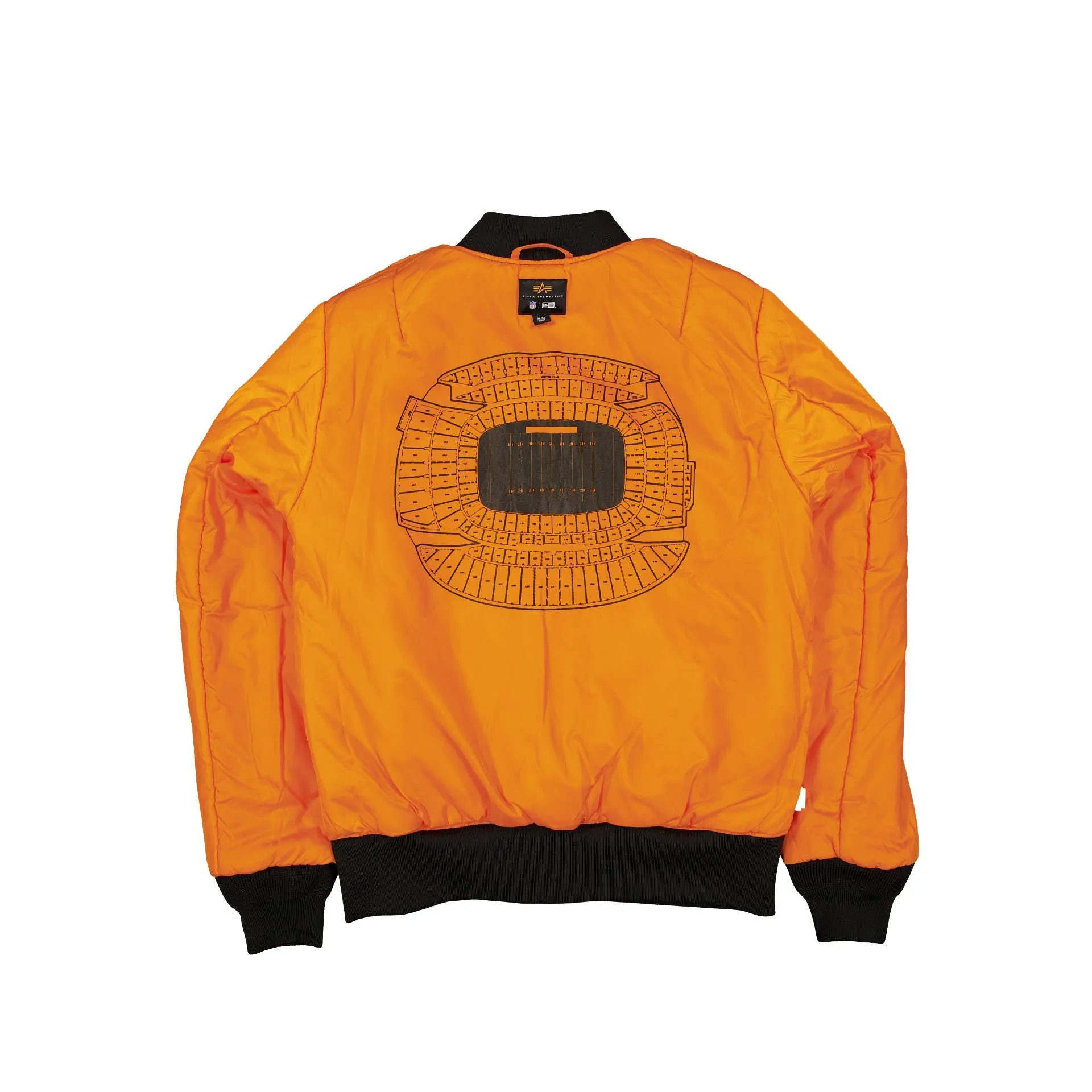 Alpha Industries x Chicago Bears Black Camo MA-1 Bomber Jacket sold by New Era product image thumbnail 2