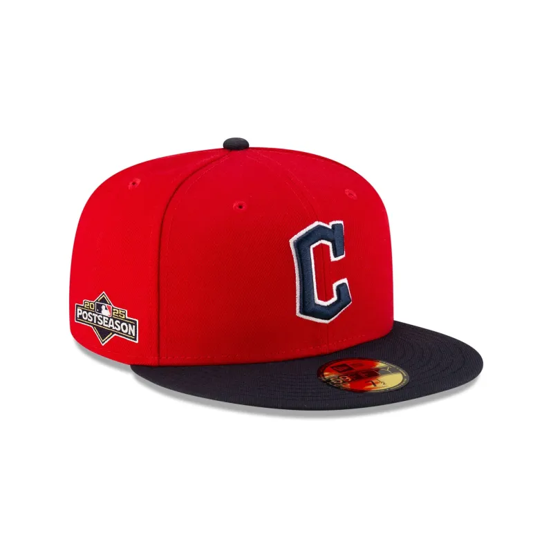 Cleveland Guardians 2025 Post Season Side Patch 59FIFTY Fitted Hat sold by New Era