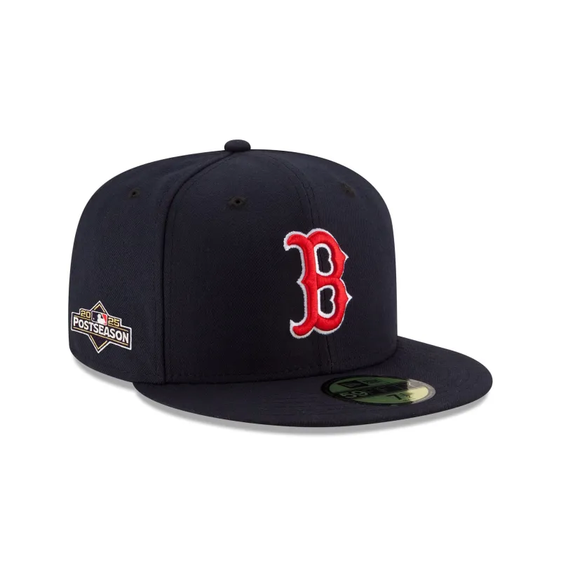 Boston Red Sox 2025 Postseason Side Patch 59FIFTY Fitted Hat sold by New Era
