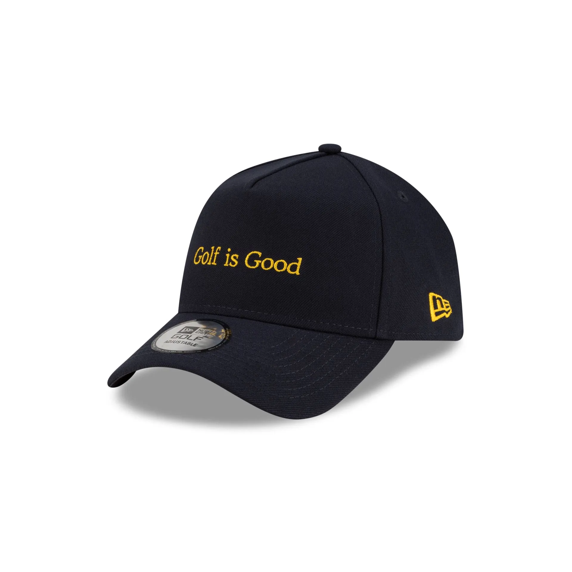 New Era Cap Golf is Good Navy 9FORTY A-Frame Snapback Hat sold by New Era