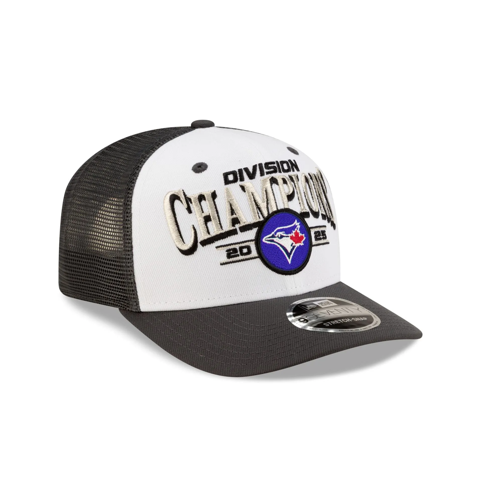 Toronto Blue Jays 2025 Regular Season Division Champions Locker Room 9SEVENTY Stretch-Snap Hat sold by New Era product image thumbnail 3