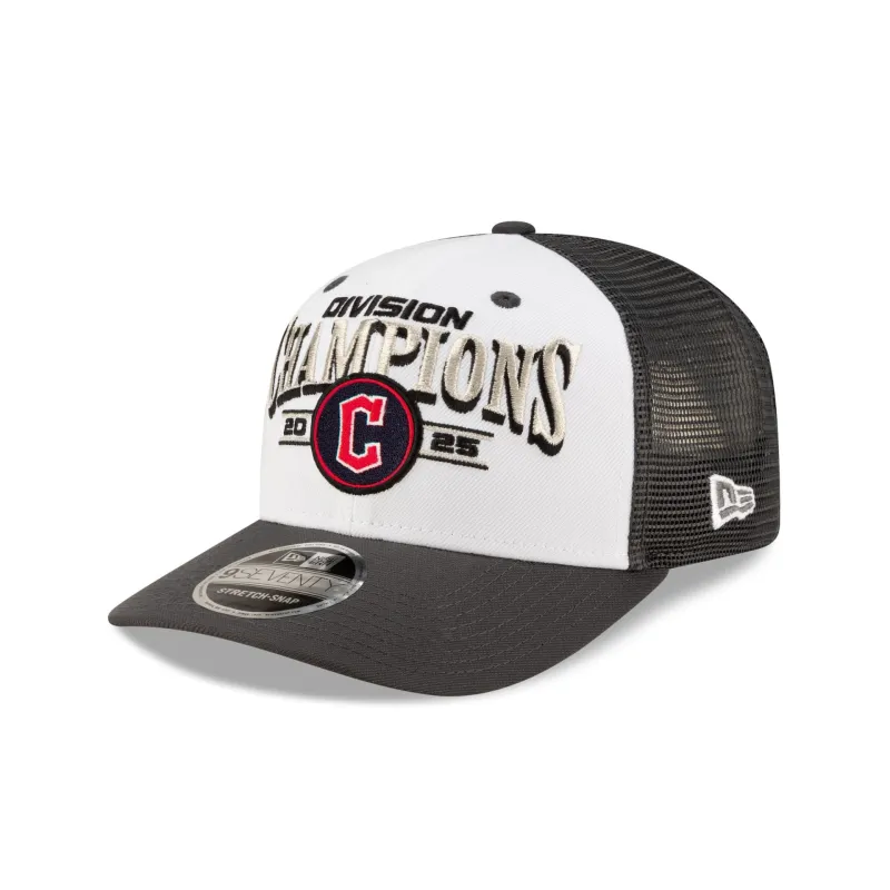 Cleveland Guardians 2025 Regular Season Division Champions Locker Room 9SEVENTY Stretch-Snap Hat sold by New Era