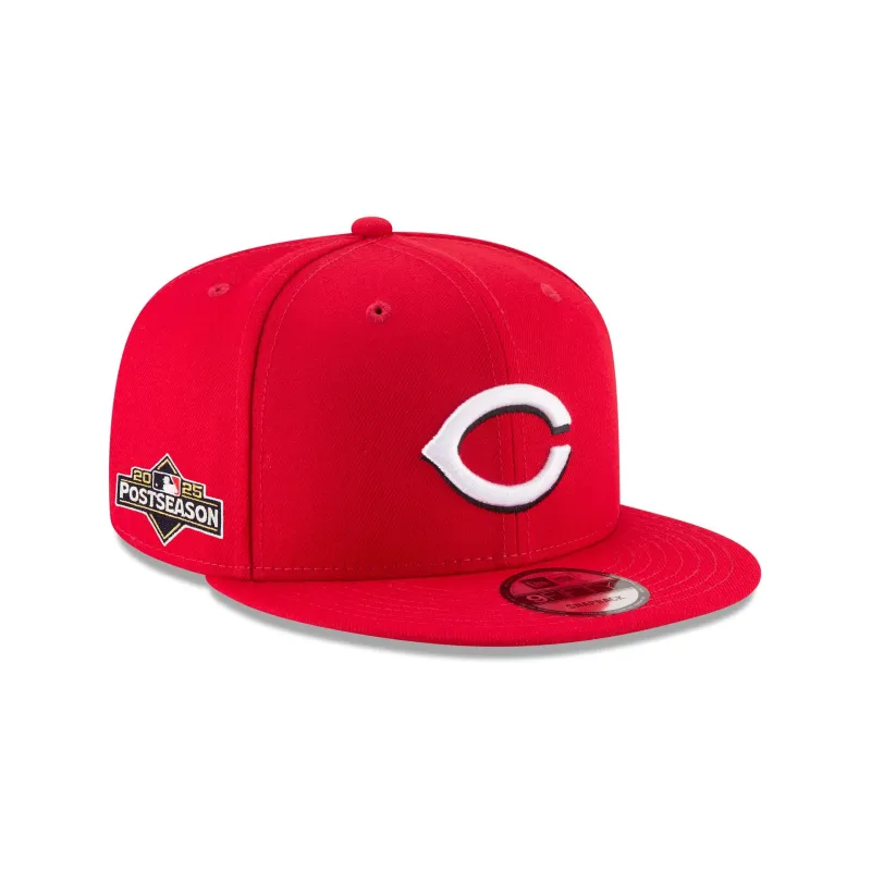 Cincinnati Reds 2025 Postseason Side Patch 9FIFTY Snapback Hat sold by New Era
