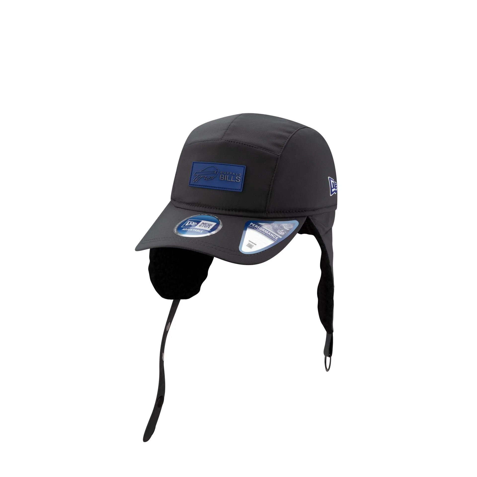Buffalo Bills 2025 Sideline Cold Weather Steel Clouds Runner Dogear Adjustable Hat sold by New Era product image thumbnail 2