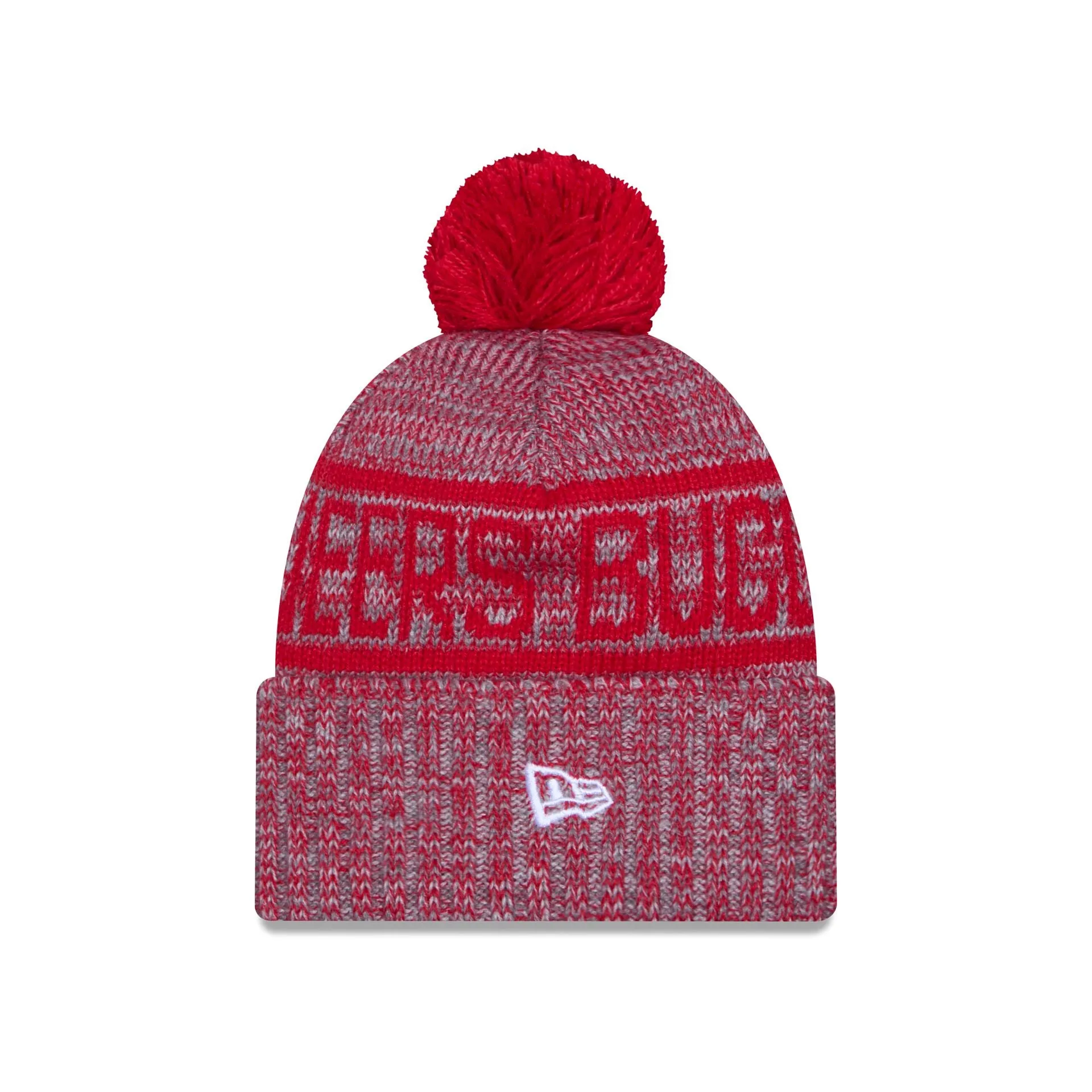 Tampa Bay Buccaneers 2025 Sideline Cold Weather Gray Pom Knit Hat sold by New Era product image thumbnail 2