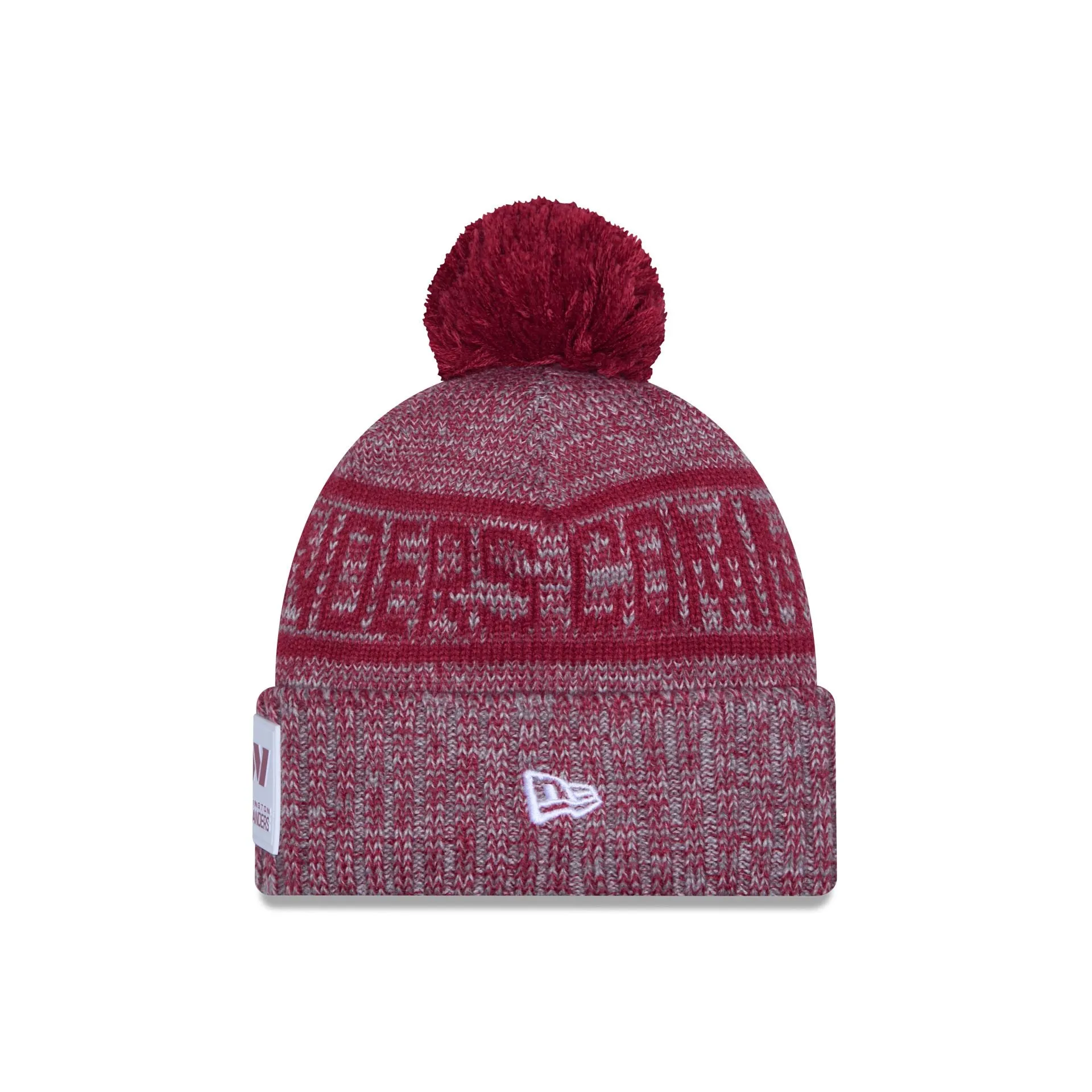 Washington Commanders 2025 Sideline Cold Weather Gray Pom Knit Hat sold by New Era product image thumbnail 2