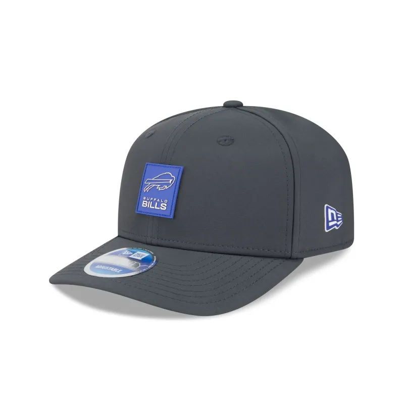 Buffalo Bills 2025 Sideline Cold Weather Steel Clouds 9SEVENTY Stretch-Snap Hat sold by New Era