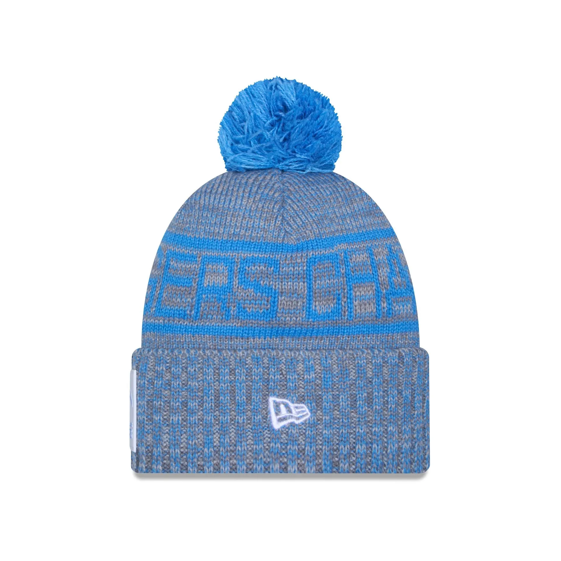 Los Angeles Chargers 2025 Sideline Cold Weather Gray Pom Knit Hat sold by New Era product image thumbnail 2