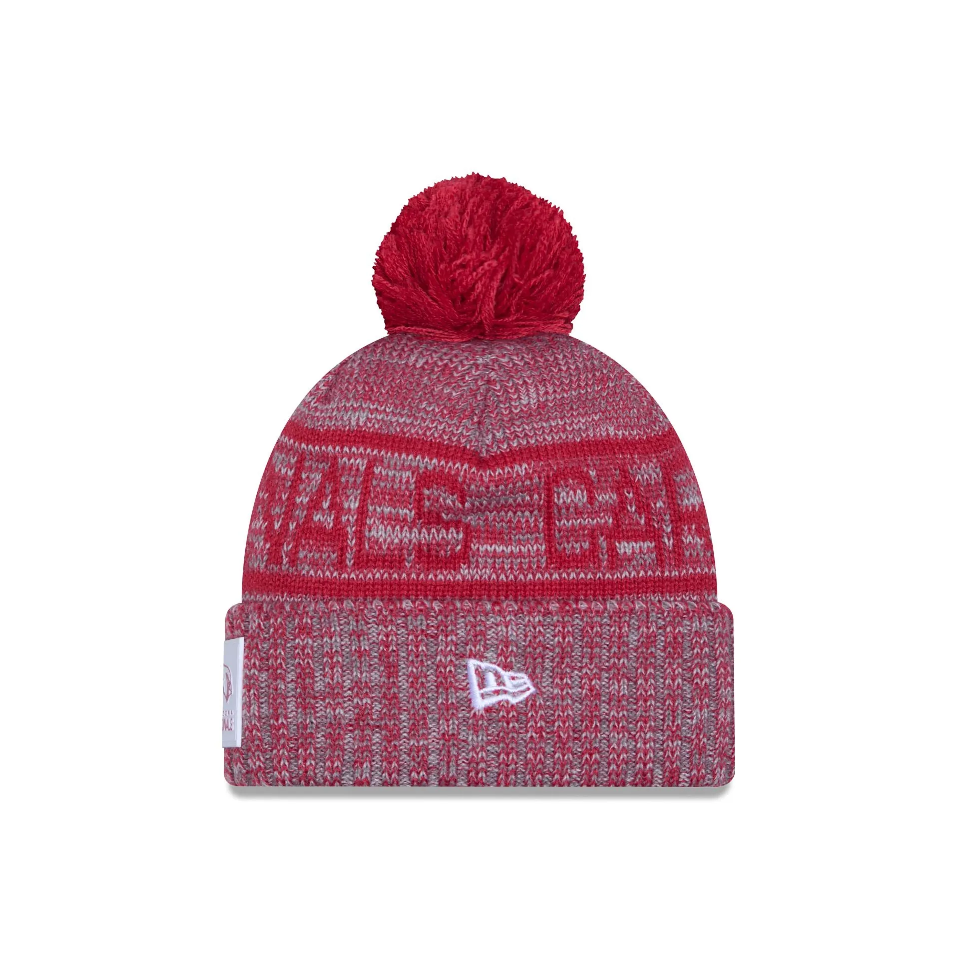 Arizona Cardinals 2025 Sideline Cold Weather Gray Pom Knit Hat sold by New Era product image thumbnail 2