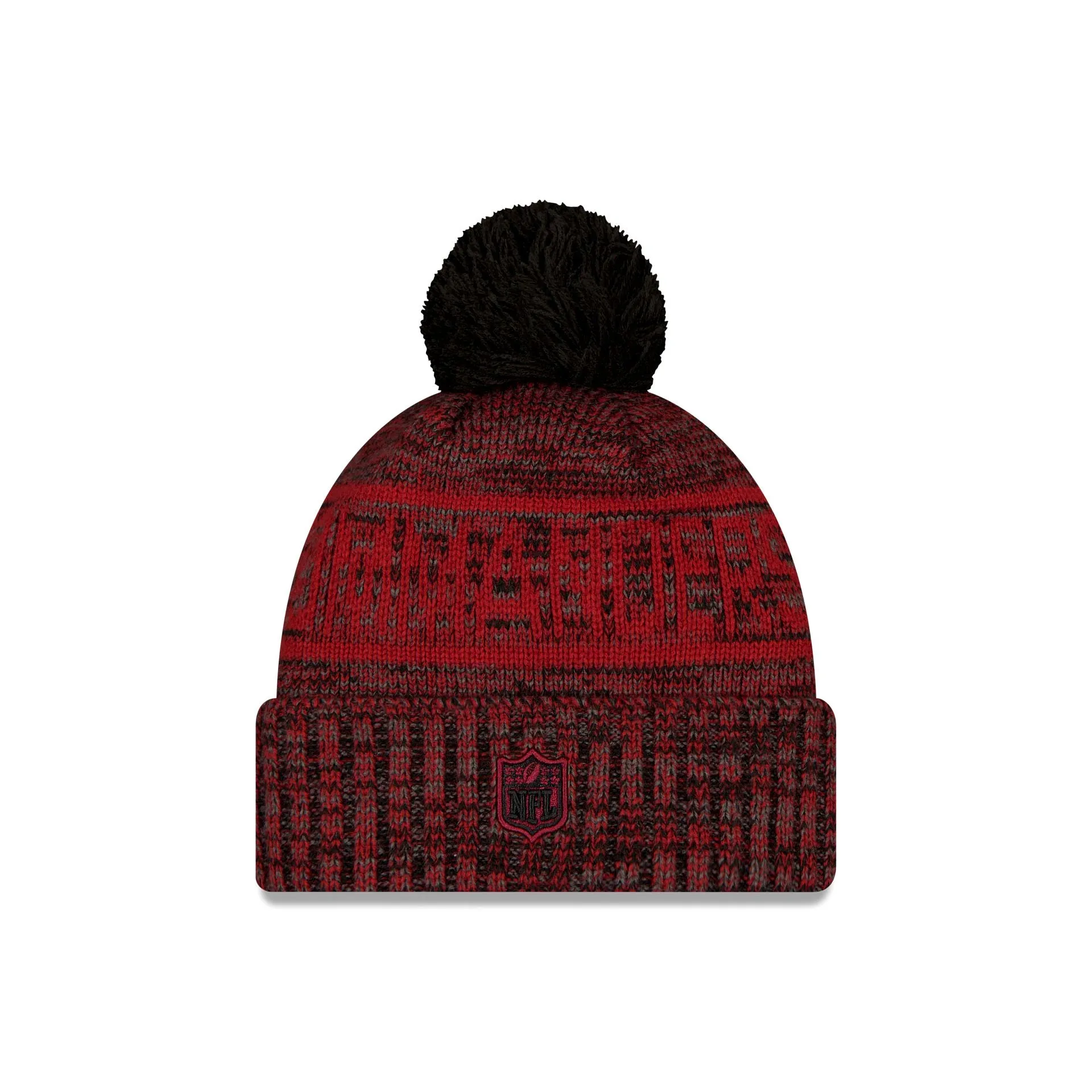 Washington Commanders 2025 Sideline Cold Weather Black Pom Knit Hat sold by New Era product image thumbnail 2