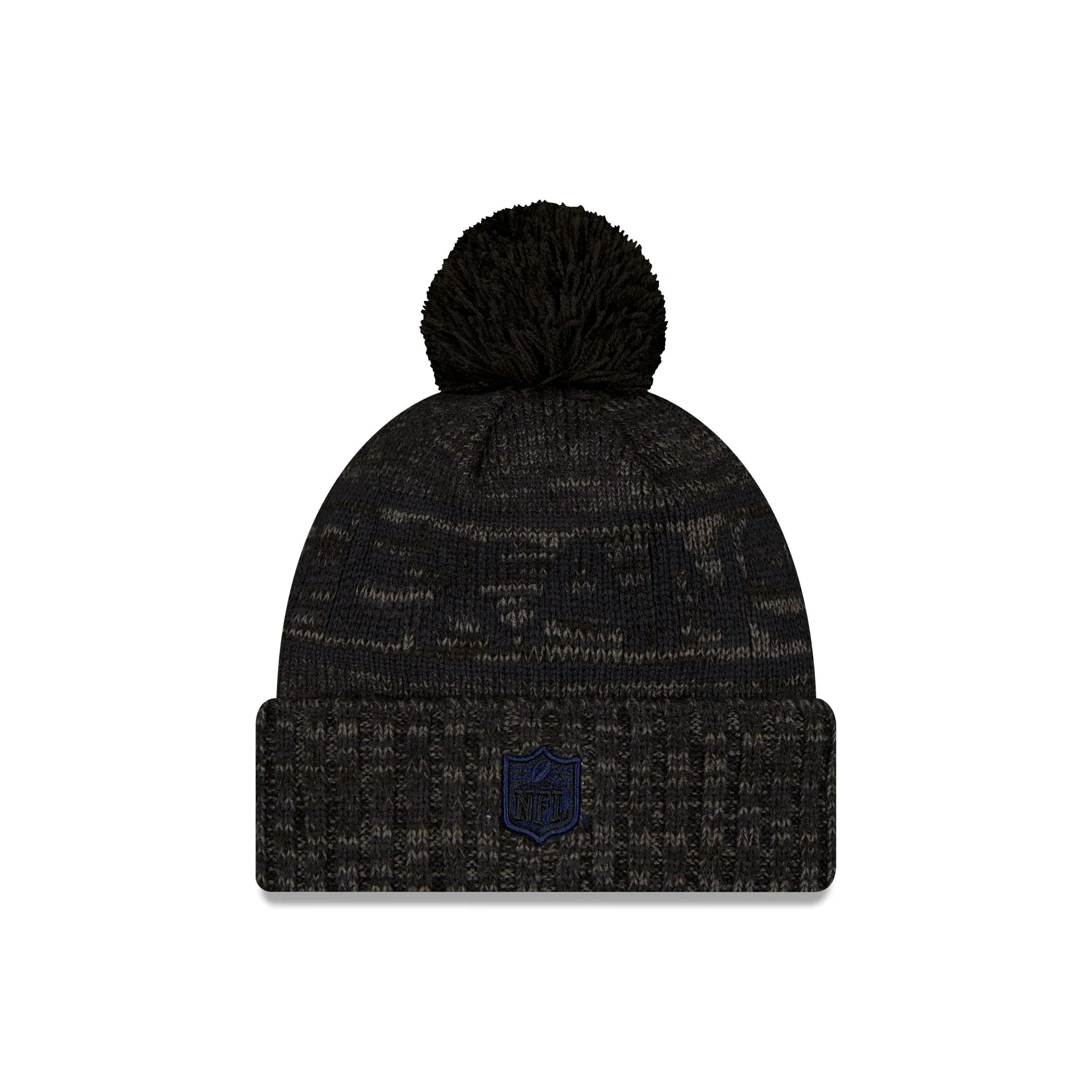 Houston Texans 2025 Sideline Cold Weather Black Pom Knit Hat sold by New Era product image thumbnail 2