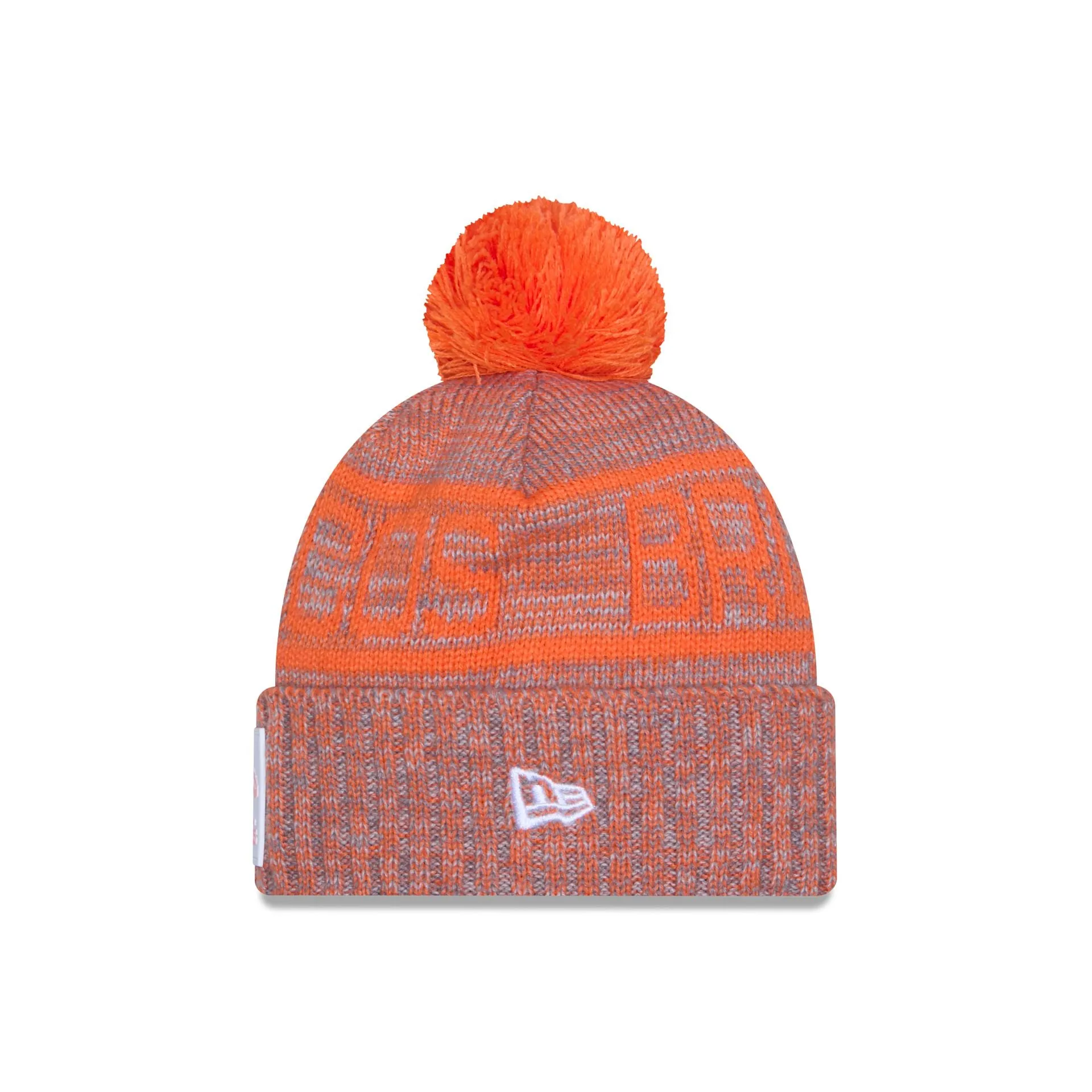 Denver Broncos 2025 Sideline Cold Weather Gray Pom Knit Hat sold by New Era product image thumbnail 2