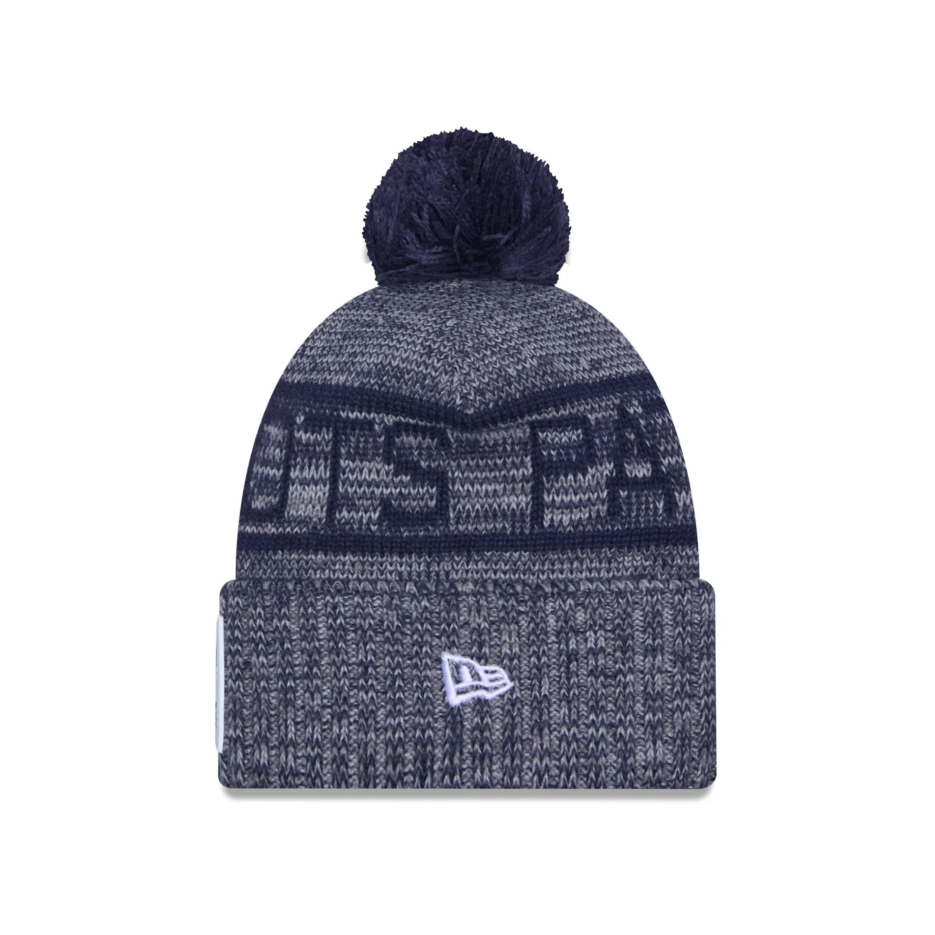 New England Patriots 2025 Sideline Cold Weather Gray Pom Knit Hat sold by New Era product image thumbnail 2