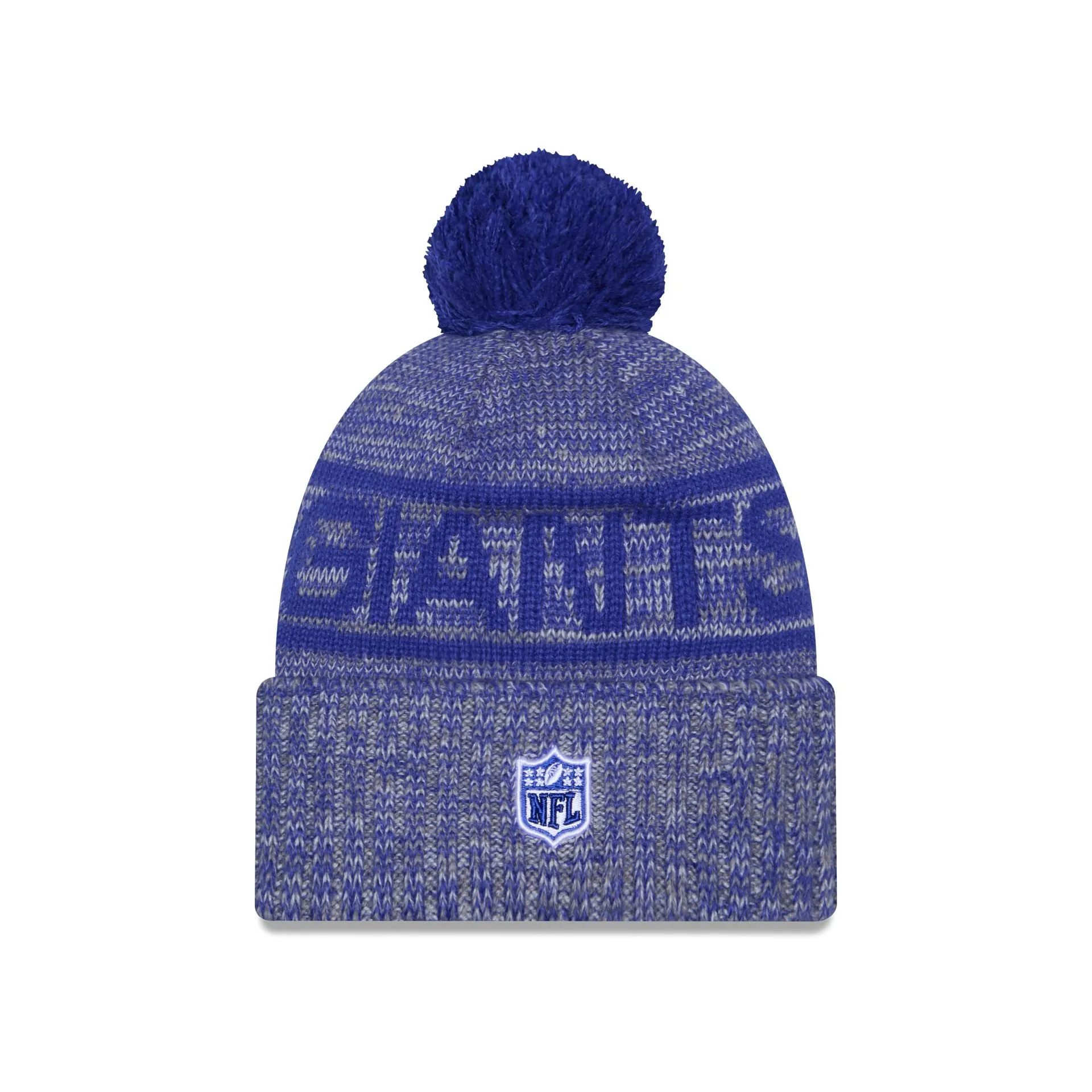 New York Giants 2025 Sideline Cold Weather Gray Pom Knit Hat sold by New Era product image thumbnail 3