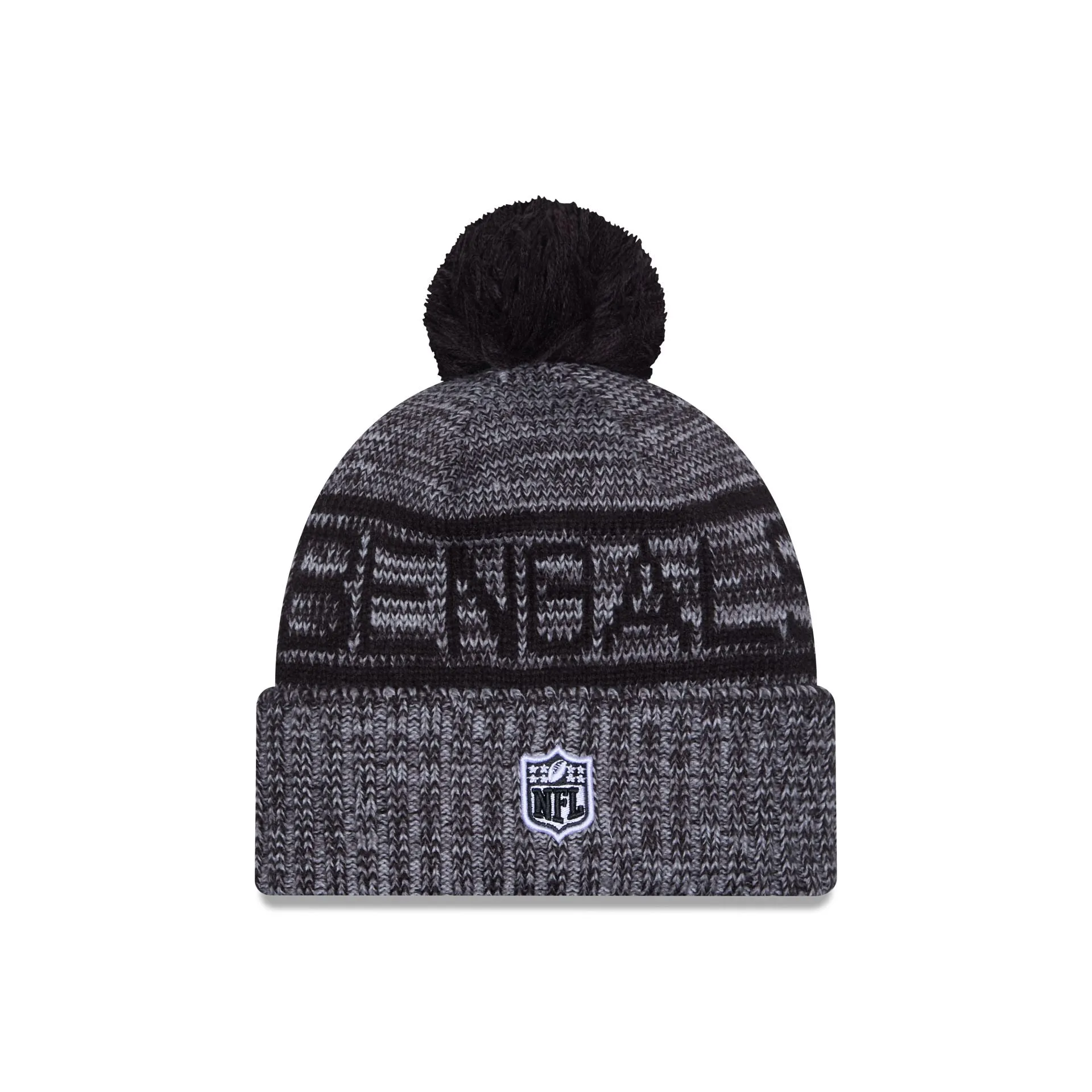 Cincinnati Bengals 2025 Sideline Cold Weather Gray Pom Knit Hat sold by New Era product image thumbnail 3