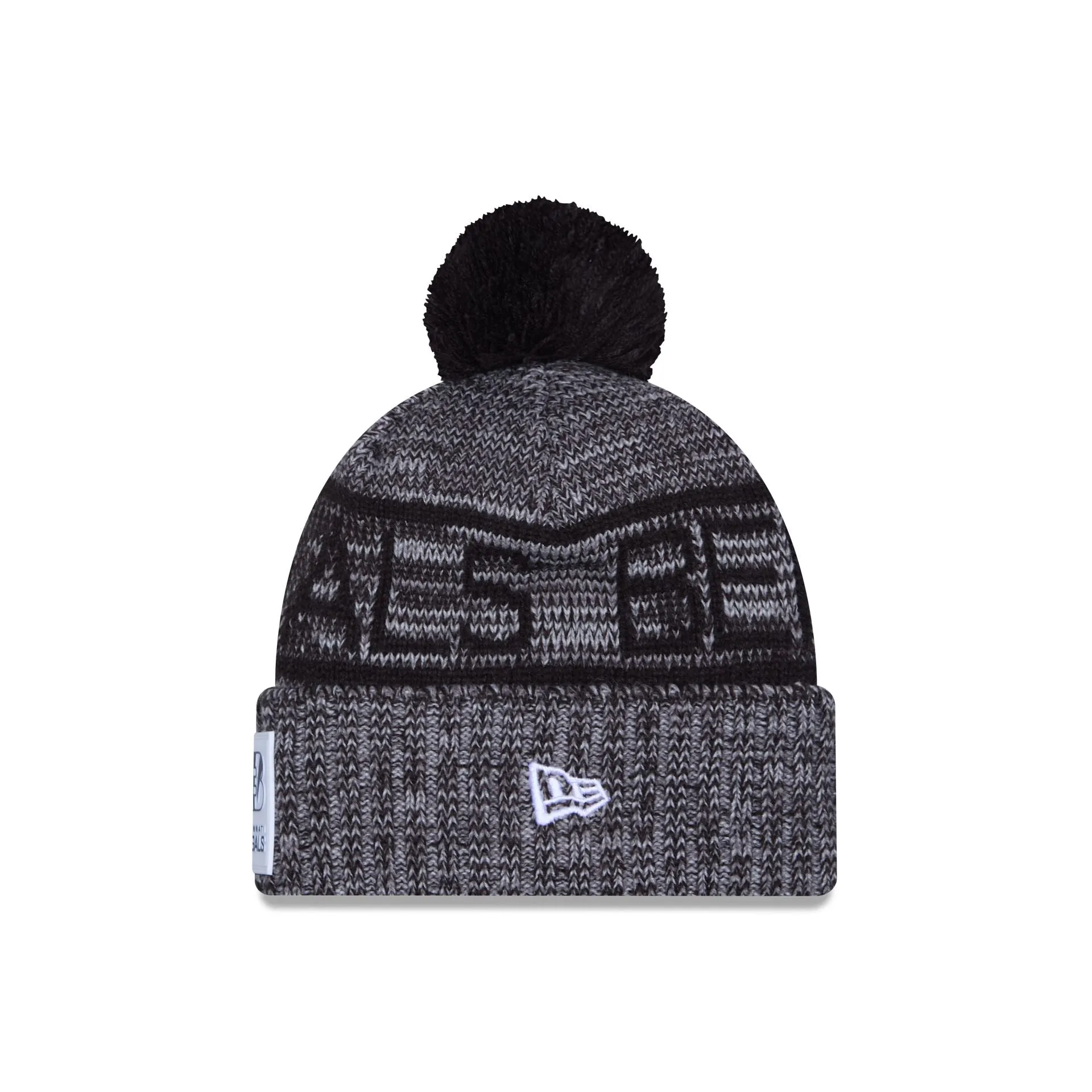 Cincinnati Bengals 2025 Sideline Cold Weather Gray Pom Knit Hat sold by New Era product image thumbnail 2