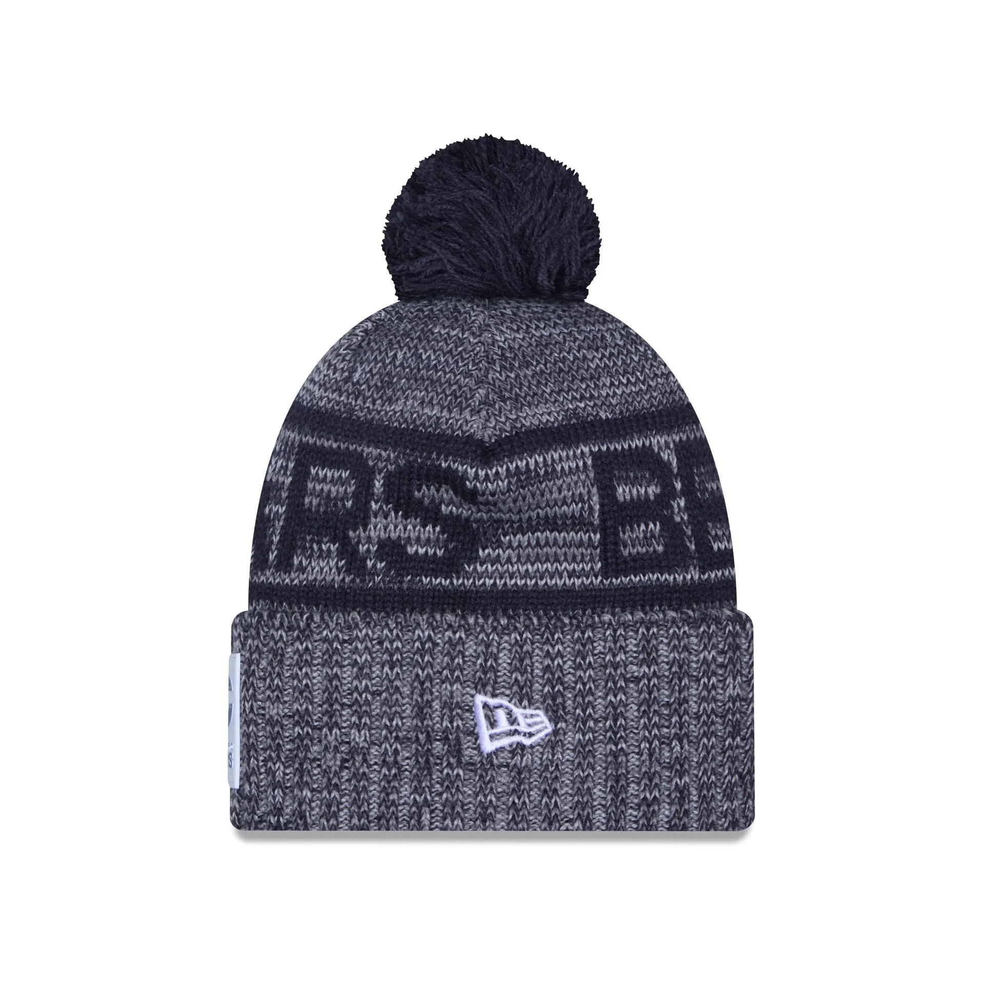 Chicago Bears 2025 Sideline Cold Weather Gray Pom Knit Hat sold by New Era product image thumbnail 2