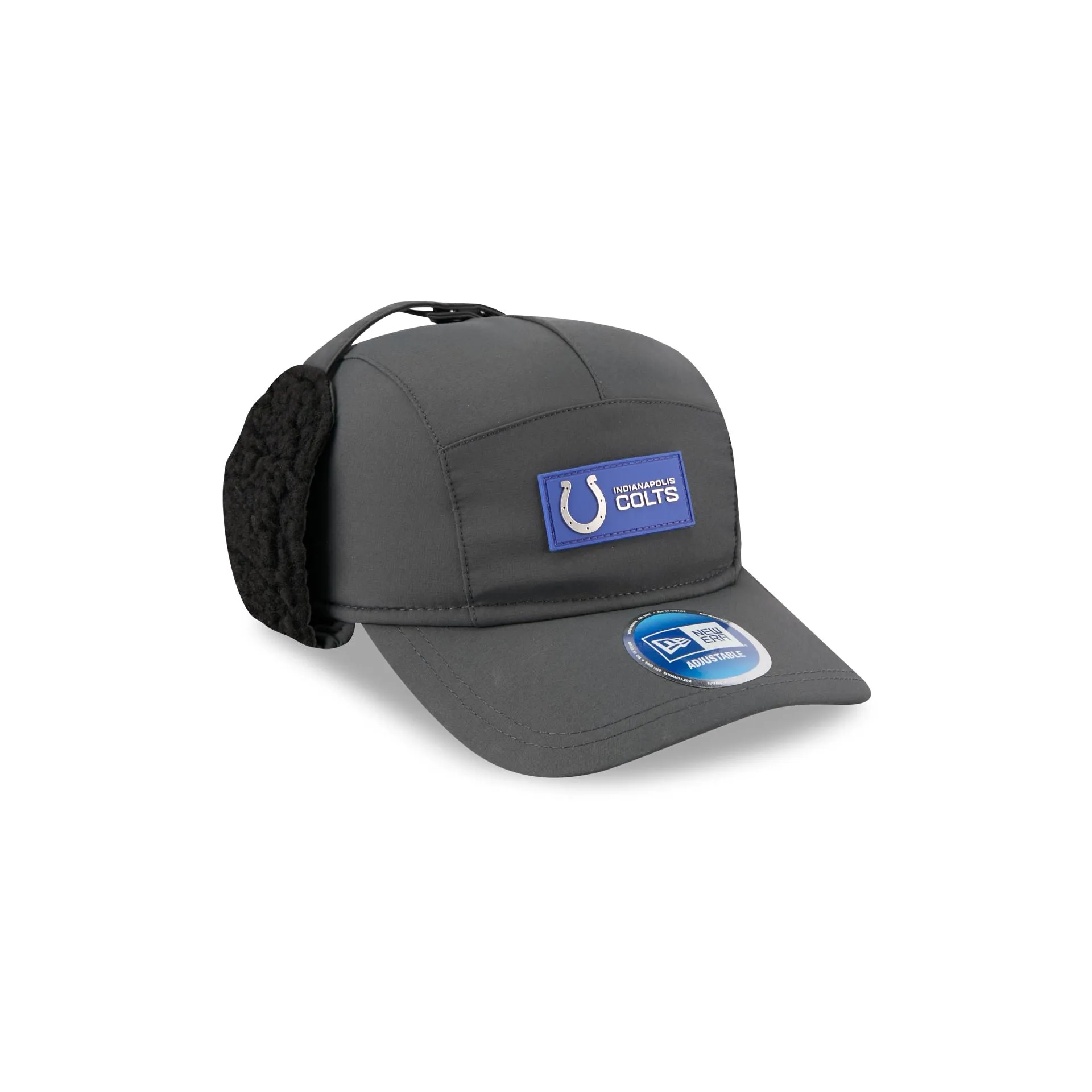 Indianapolis Colts 2025 Sideline Cold Weather Steel Clouds Runner Dogear Adjustable Hat sold by New Era product image thumbnail 3
