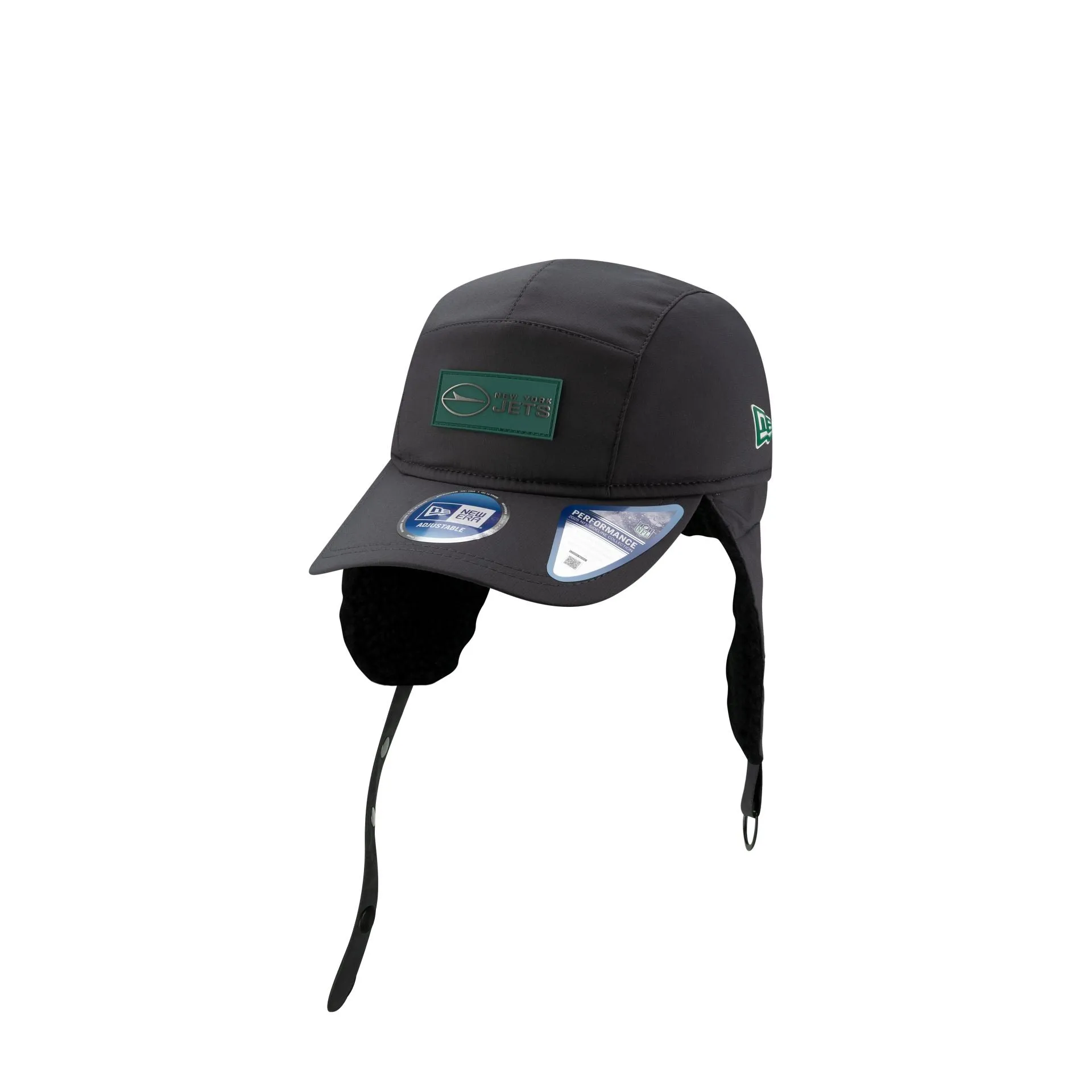 New York Jets 2025 Sideline Cold Weather Steel Clouds Runner Dogear Adjustable Hat sold by New Era product image thumbnail 2