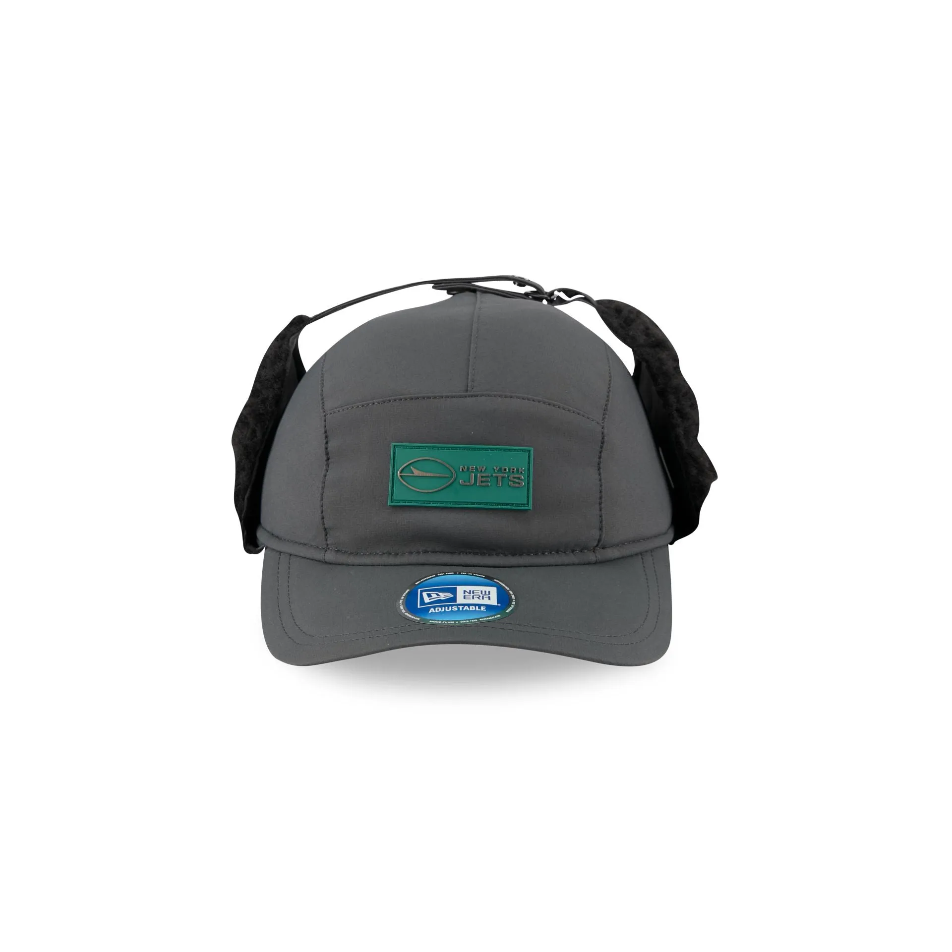 New York Jets 2025 Sideline Cold Weather Steel Clouds Runner Dogear Adjustable Hat sold by New Era product image thumbnail 4